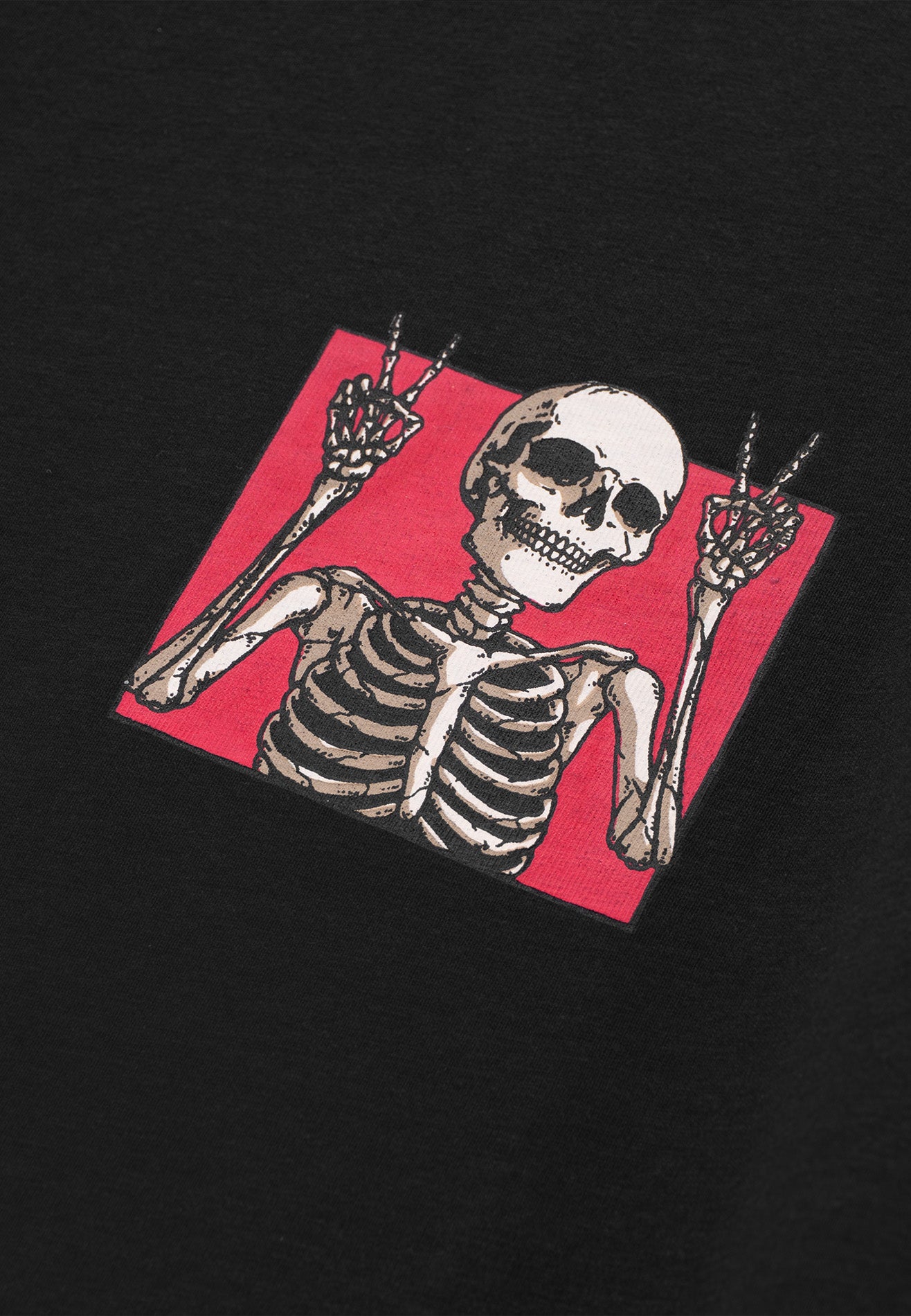 DRUM E. Beautiful Day Relaxed Fit Tee- Black