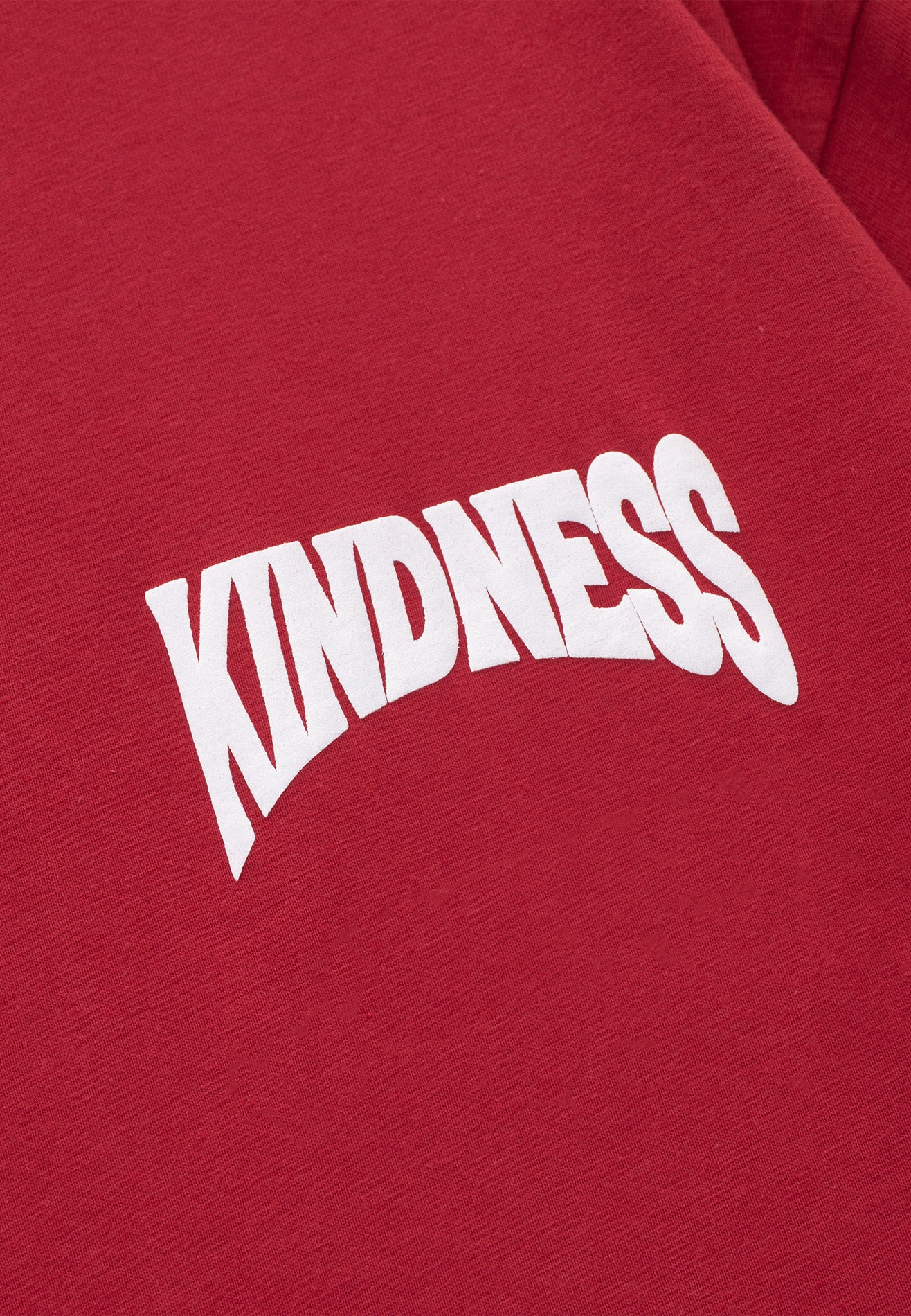 DRUM E. Kindness Relaxed Fit Tee- Maroon