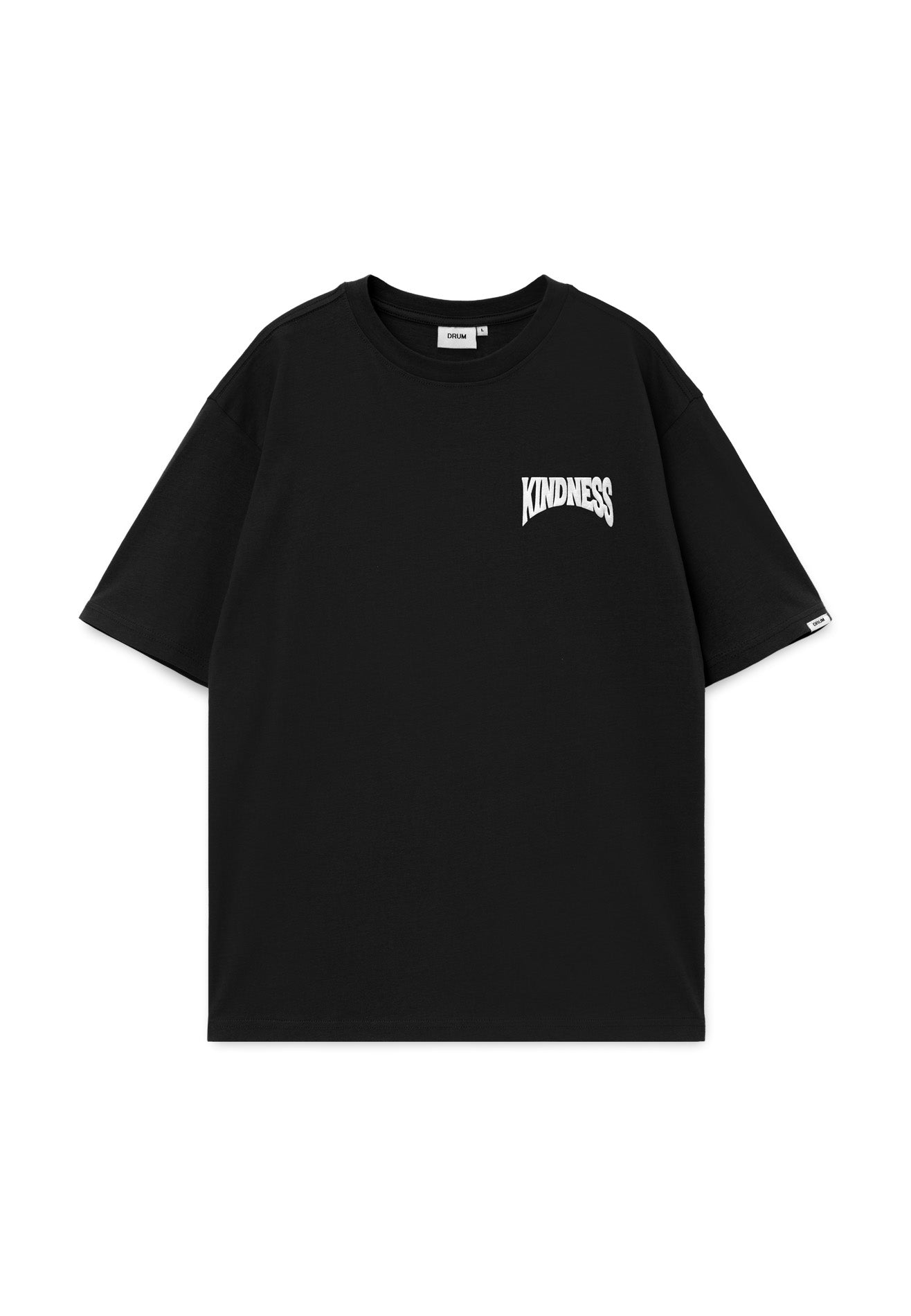 DRUM E. Kindness Relaxed Fit Tee- Black