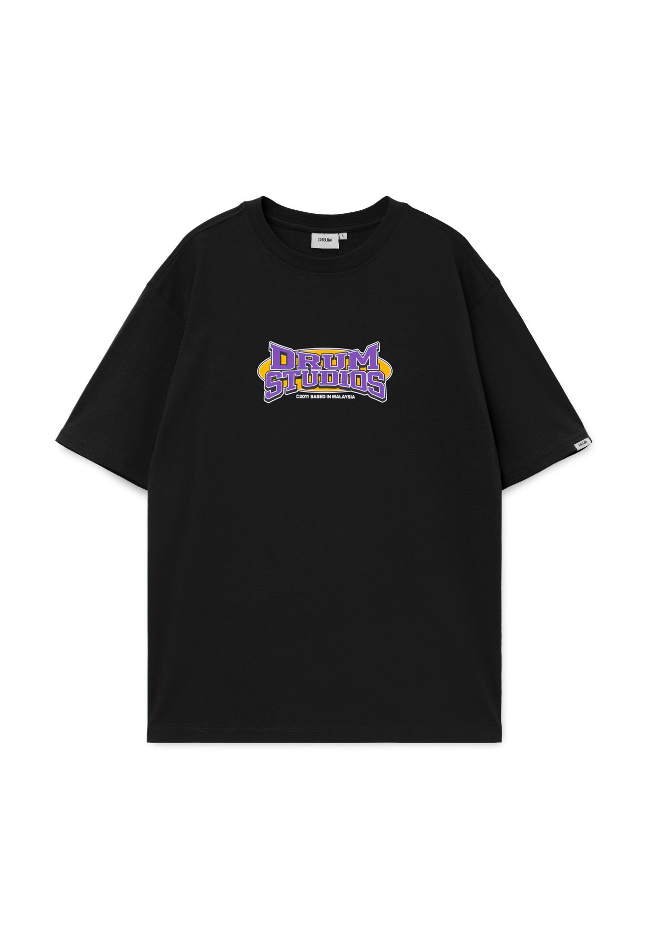 DRUM E. Studios Relaxed Fit Tee- Black