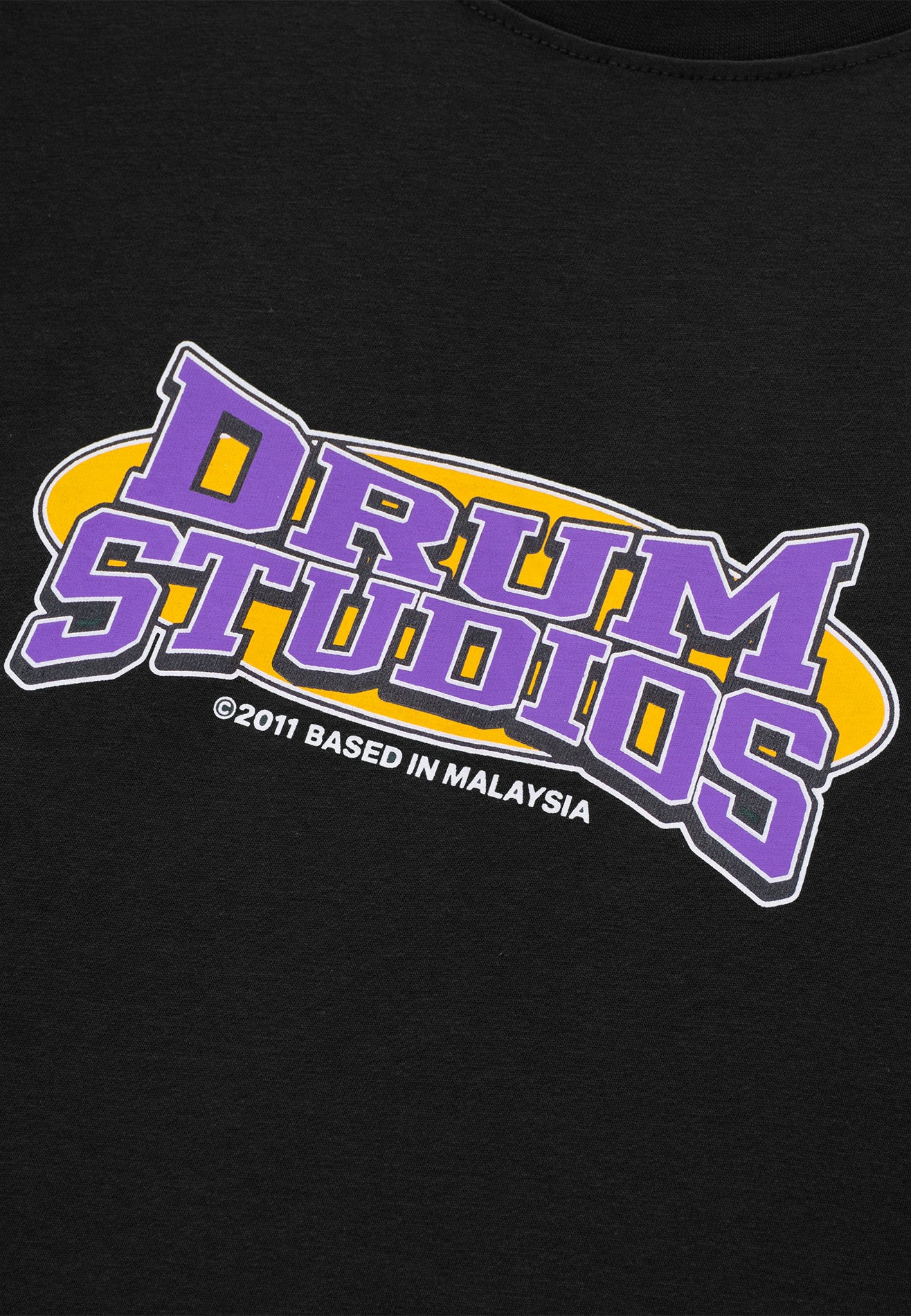 DRUM E. Studios Relaxed Fit Tee- Black