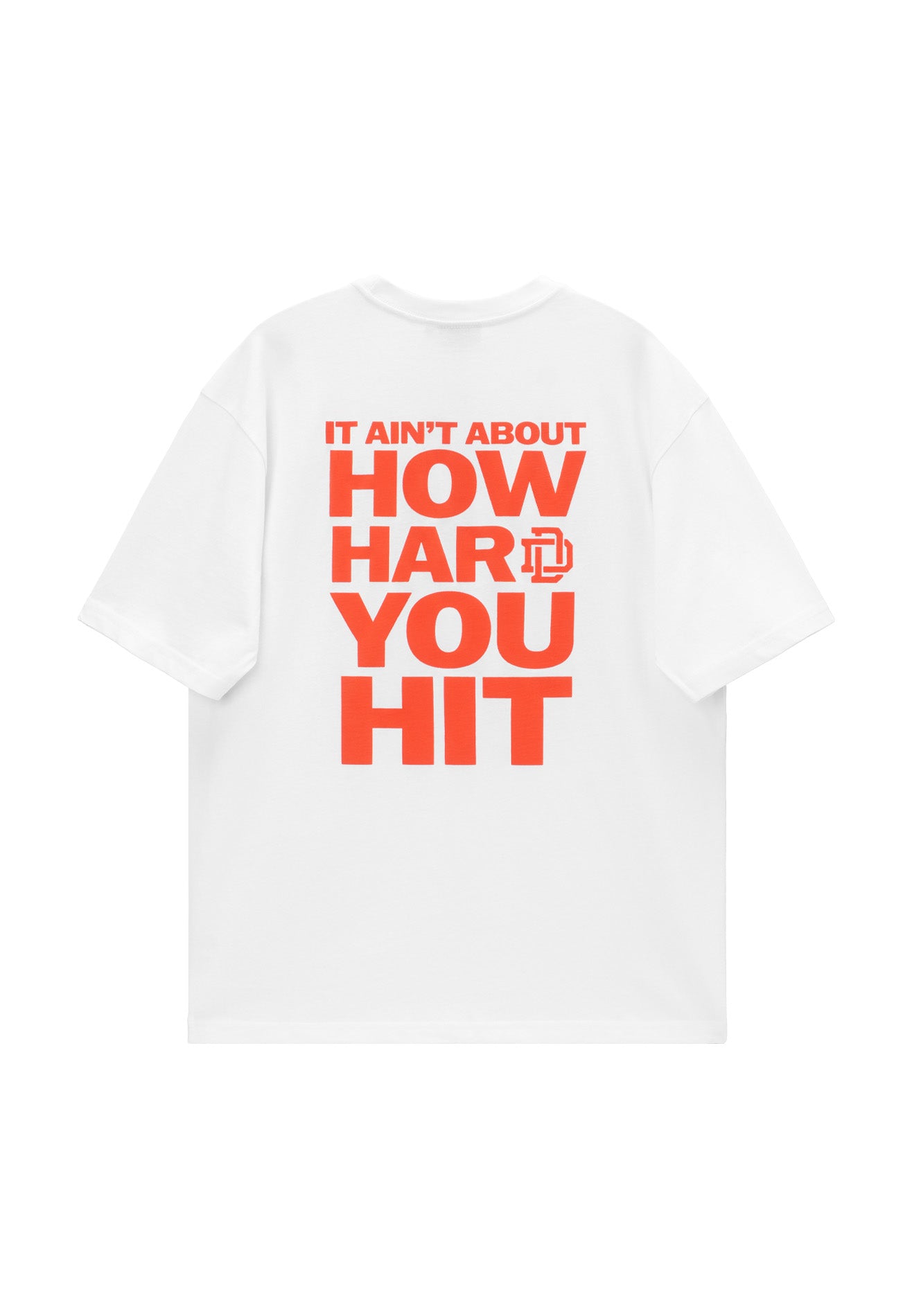 DRUM E. Brotherhood Relaxed Fit Tee- White