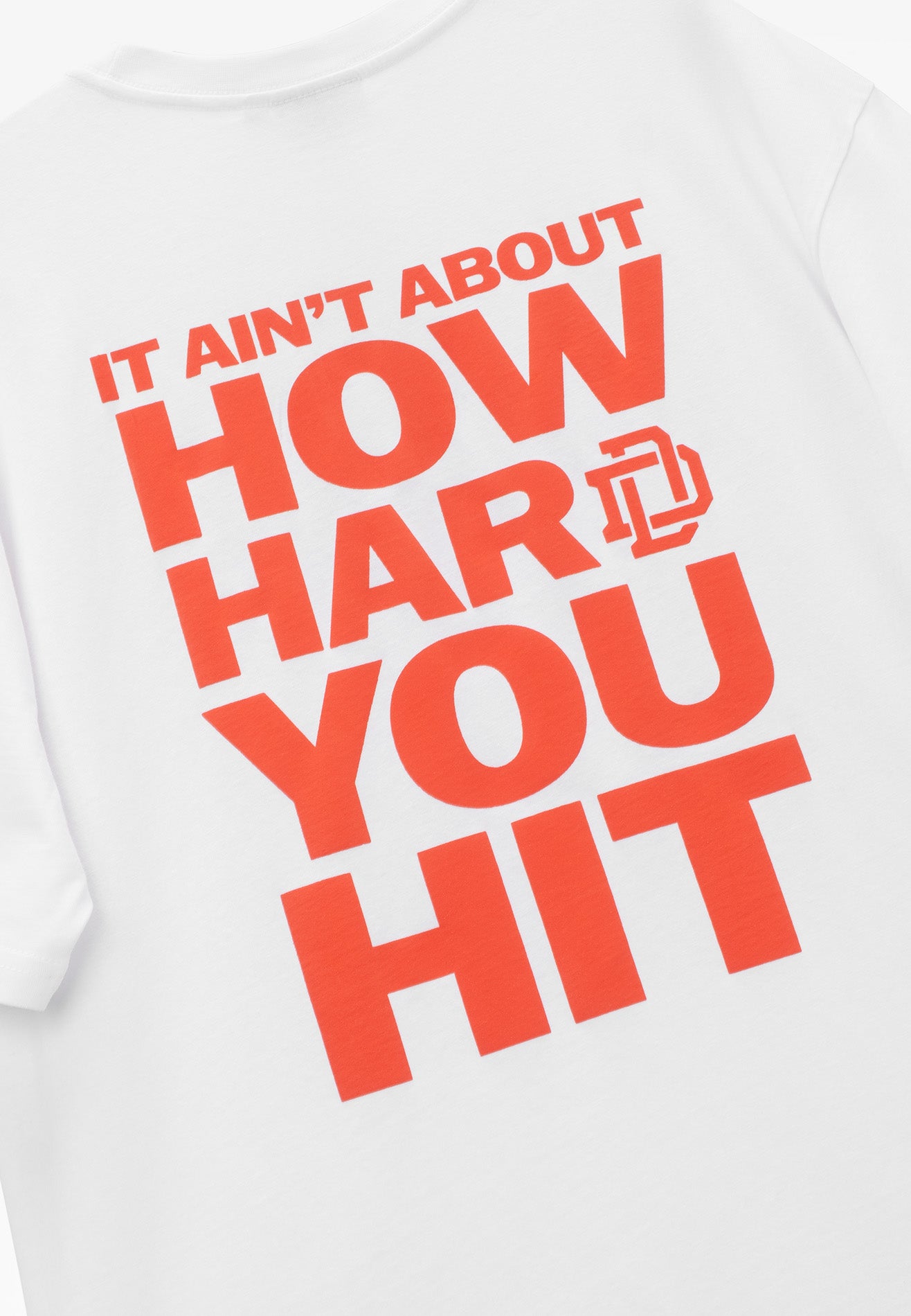 DRUM E. Brotherhood Relaxed Fit Tee- White