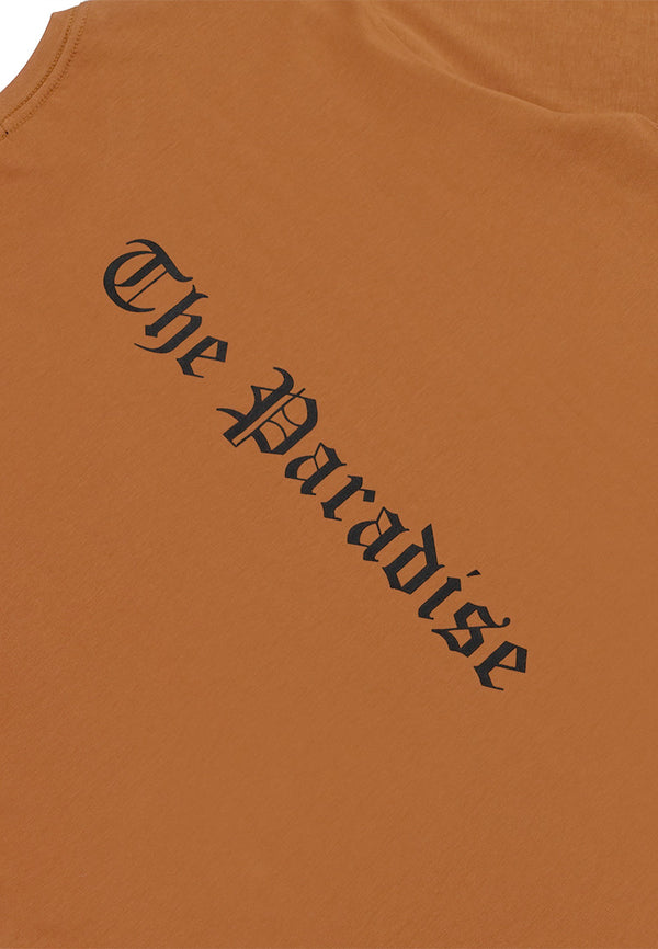 DRUM The Paradise 2 Side Print Tee- Khaki