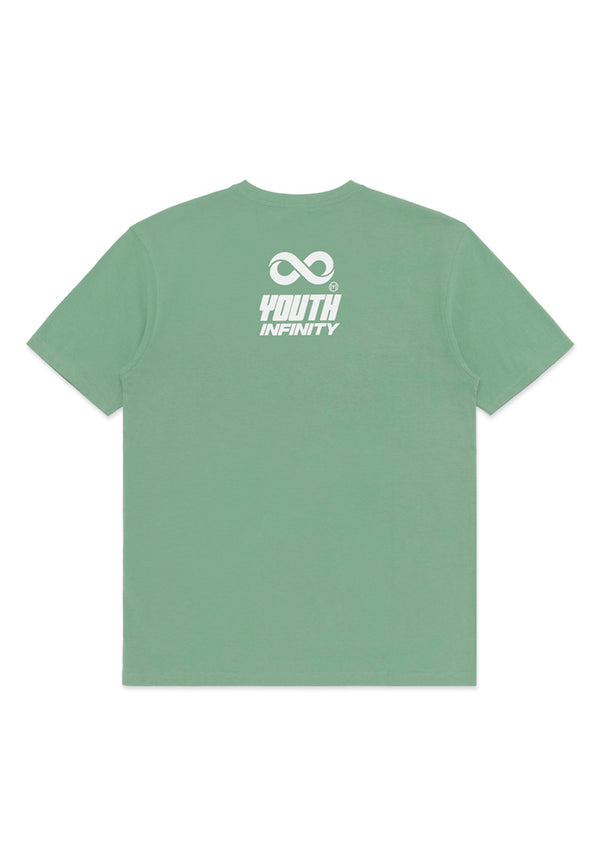 DRUM Youth 2 Side Print Tee- Green