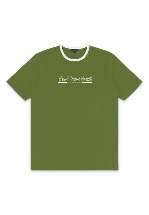 DRUM Kind Hearted Tee- Army Green