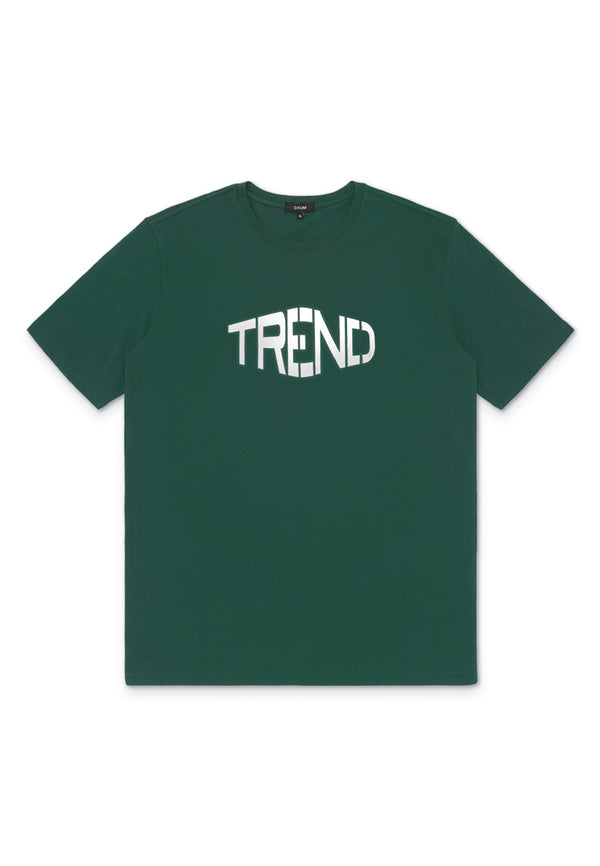 DRUM Trend Silver foil Tee- Green