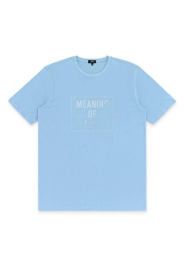 DRUM Meaning of Life Tee- Blue