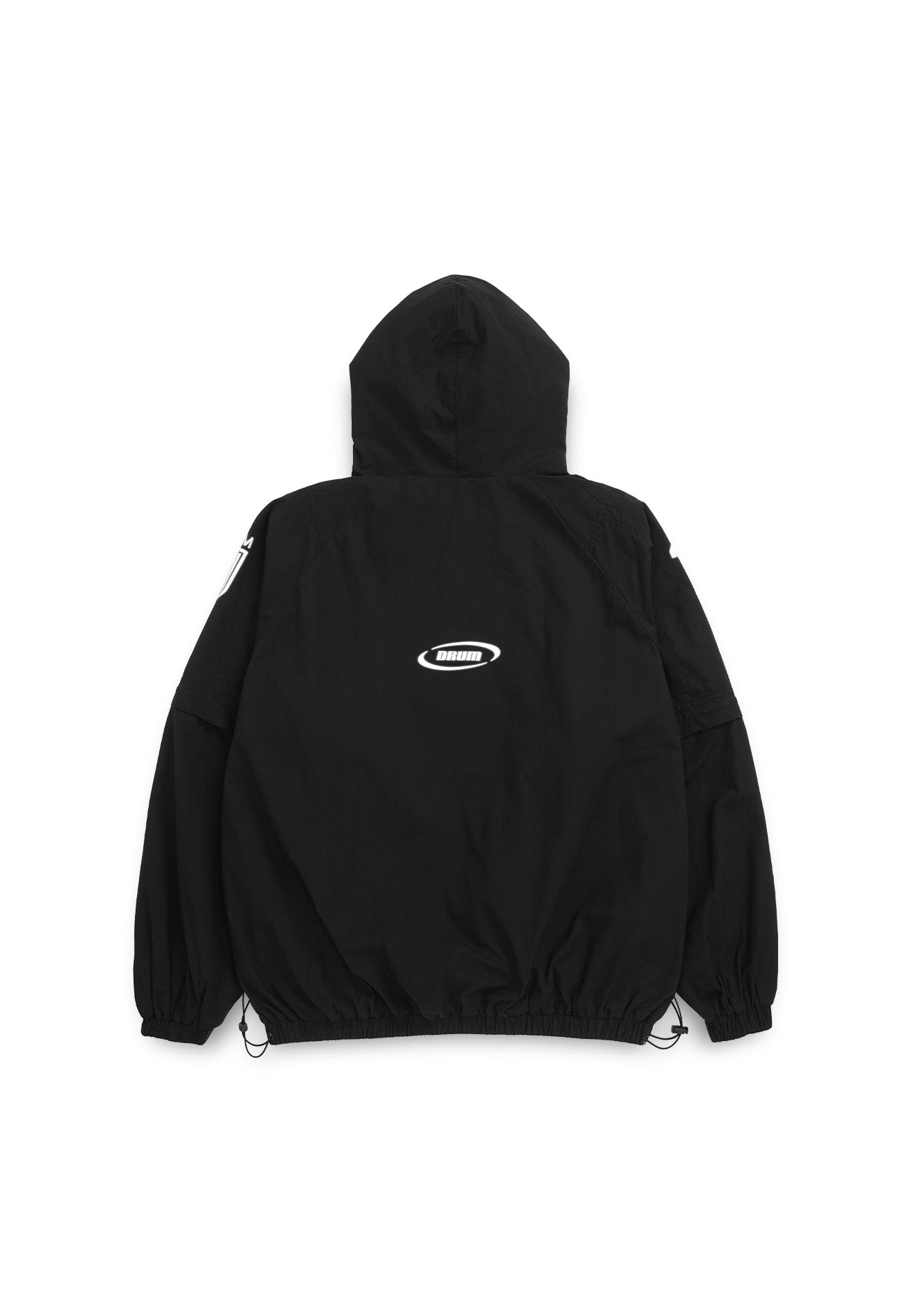 Select Racing Collection Detachable Sleeve Reflective Hoodie- Black