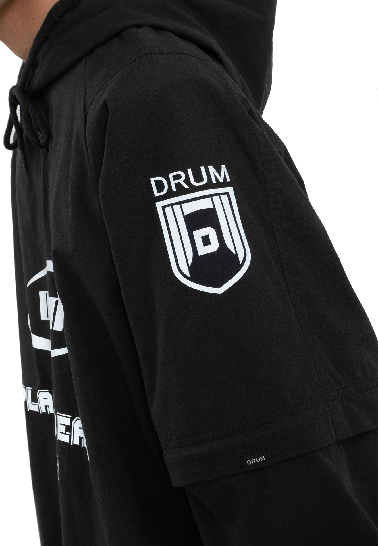 Select Racing Collection Detachable Sleeve Reflective Hoodie- Black