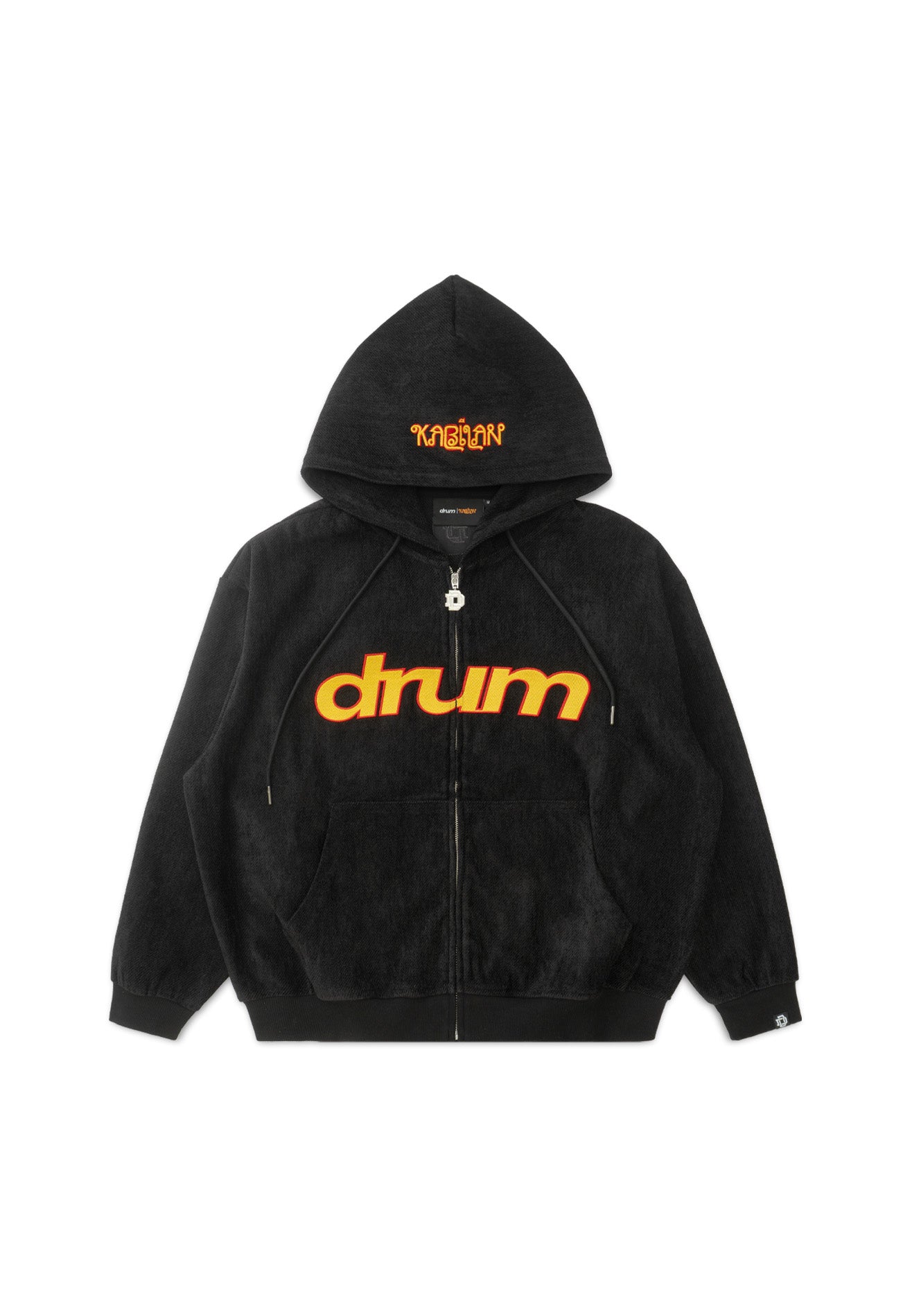 DRUM x Kabilan S. Corduroy Hoodie Jacket- Black