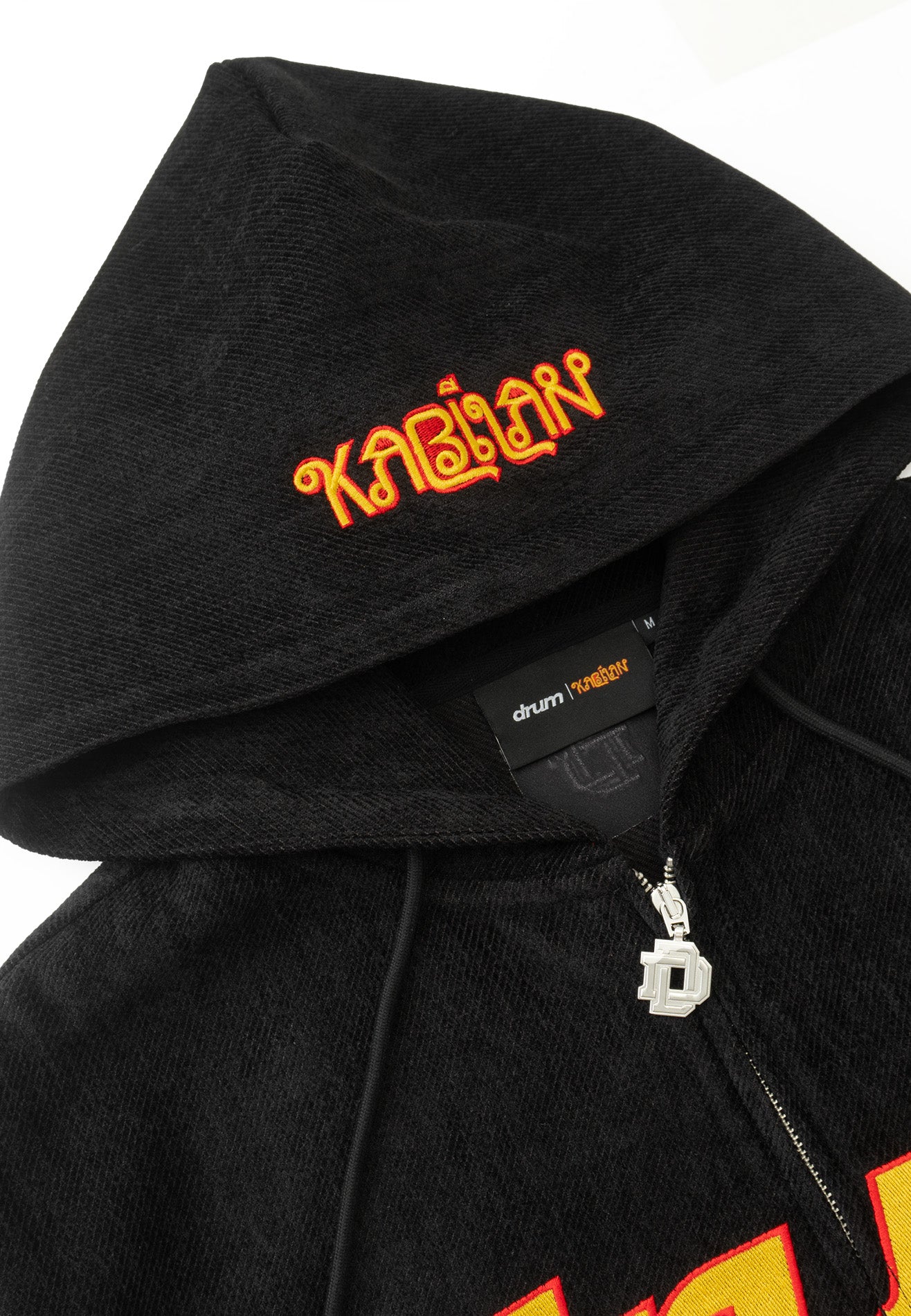 DRUM x Kabilan S. Corduroy Hoodie Jacket- Black