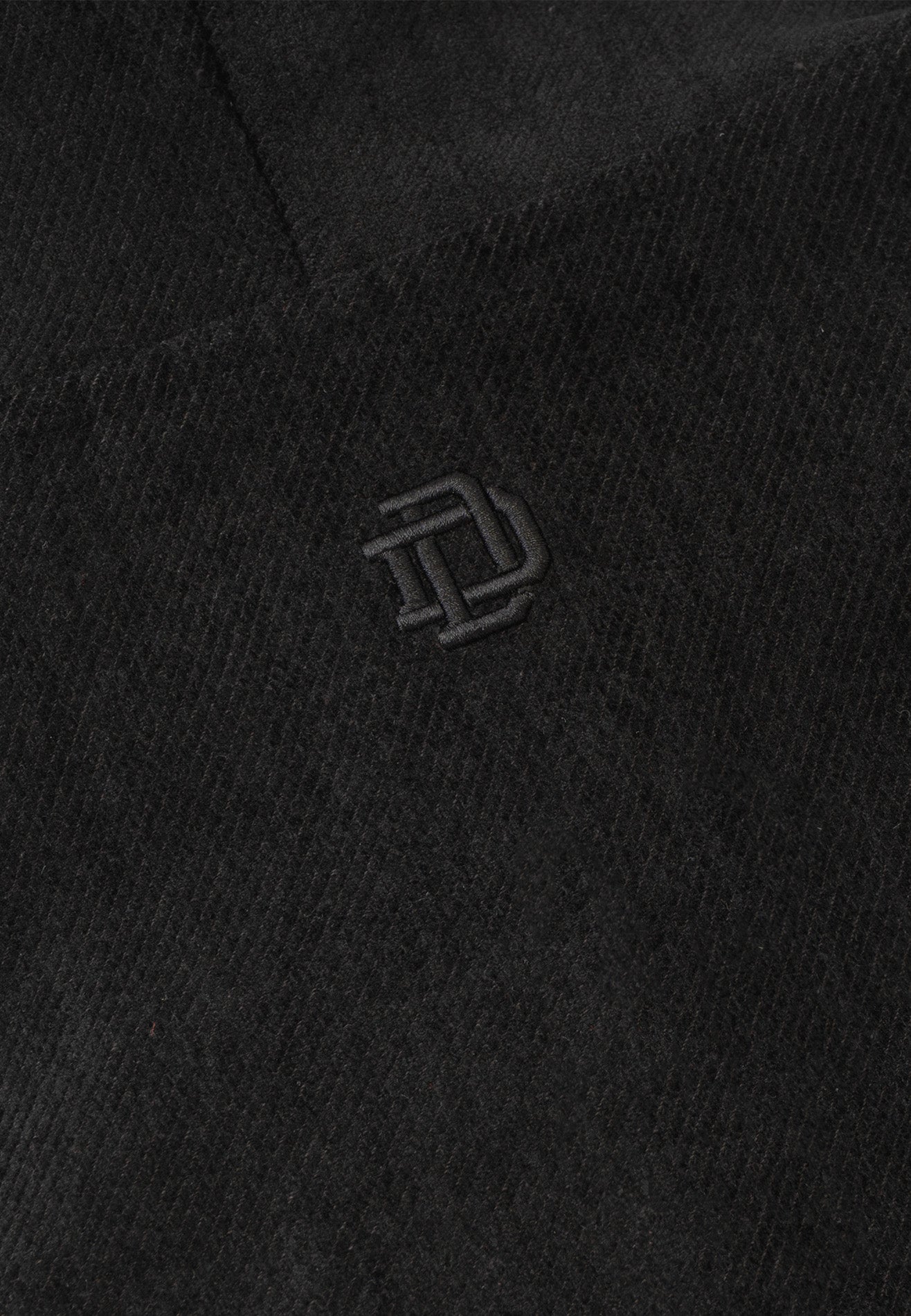 DRUM x Kabilan S. Corduroy Hoodie Jacket- Black