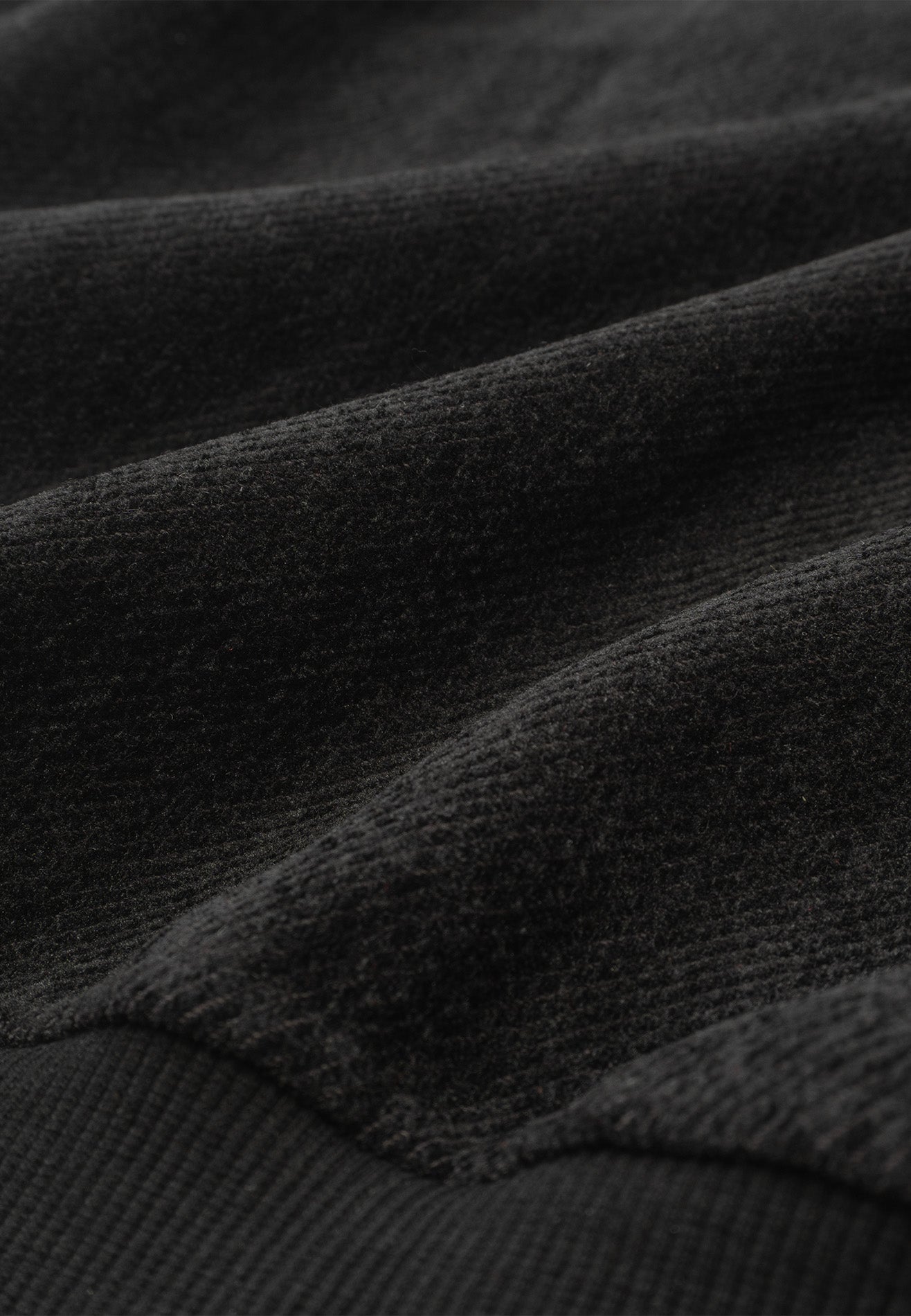 DRUM x Kabilan S. Corduroy Hoodie Jacket- Black