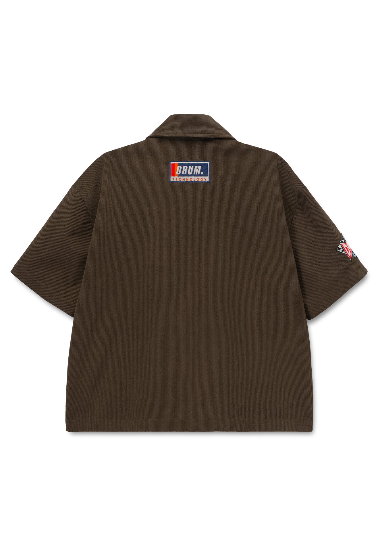 DRUM S. 80'S Workshop Edition Short Sleeve Boxy Jacket- Brown
