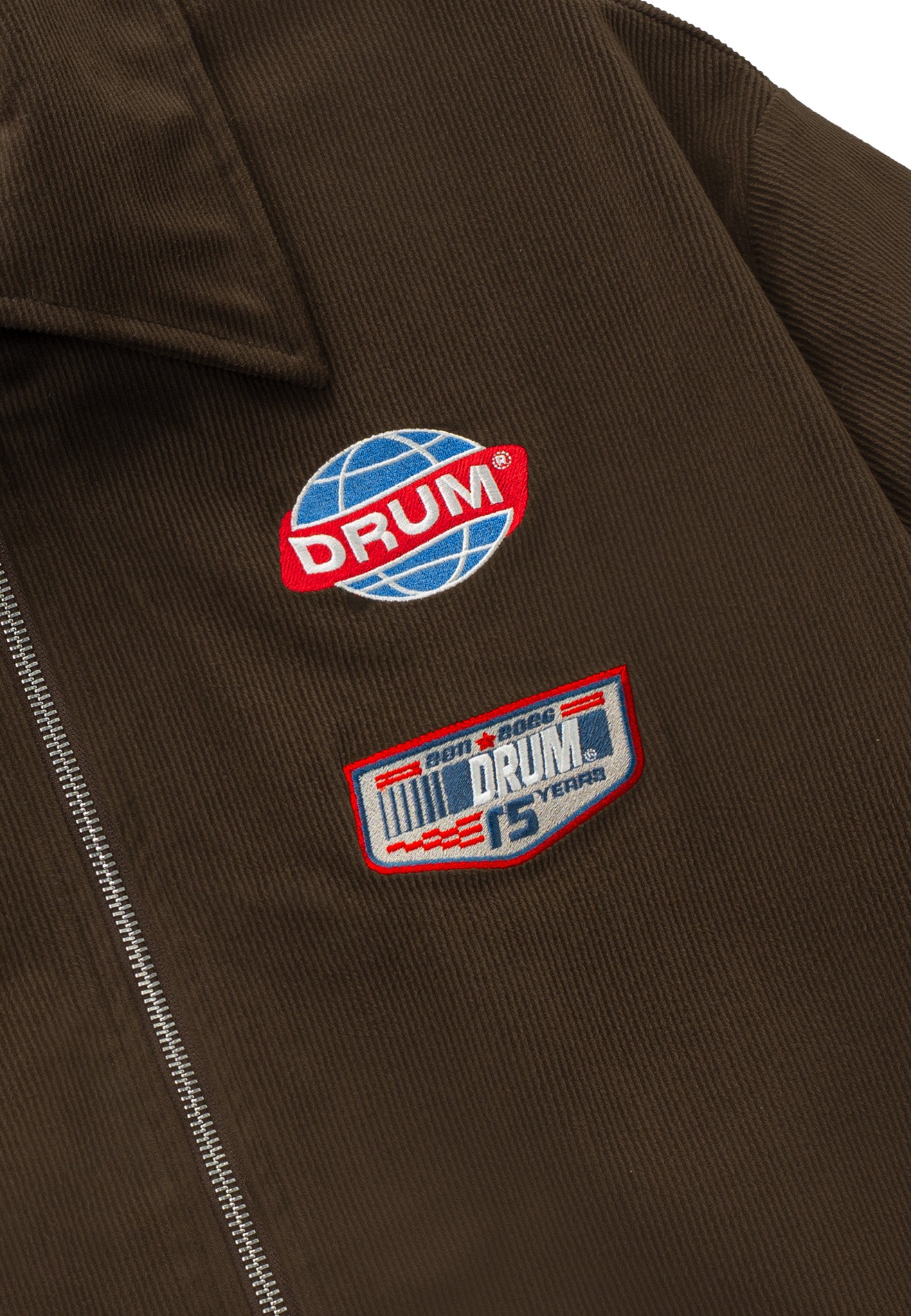DRUM S. 80'S Workshop Edition Short Sleeve Boxy Jacket- Brown