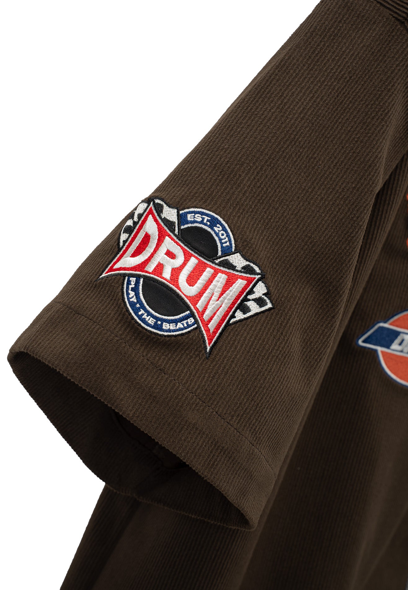 DRUM S. 80'S Workshop Edition Short Sleeve Boxy Jacket- Brown