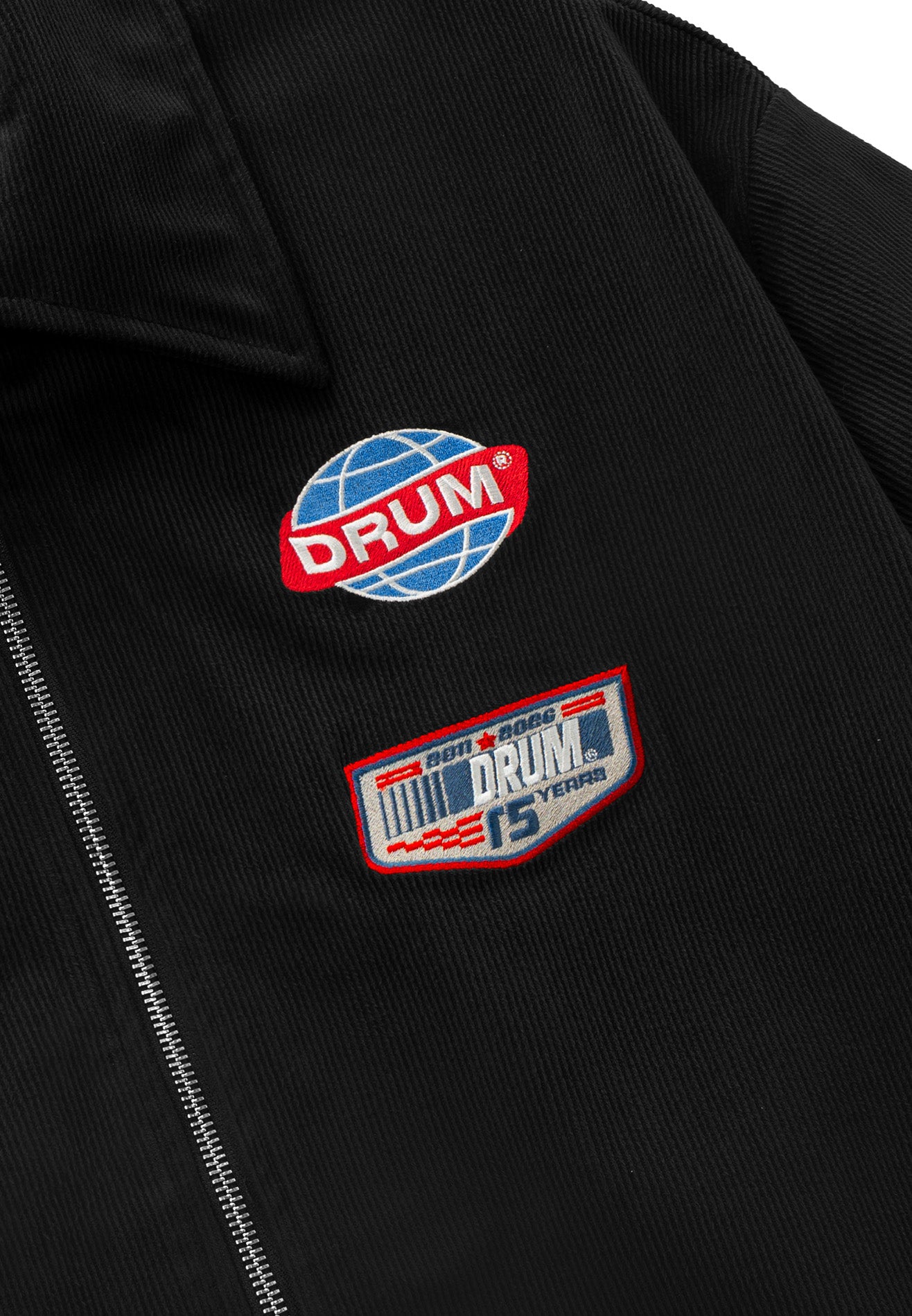 DRUM S. 80'S Workshop Edition Short Sleeve Boxy Jacket- Black