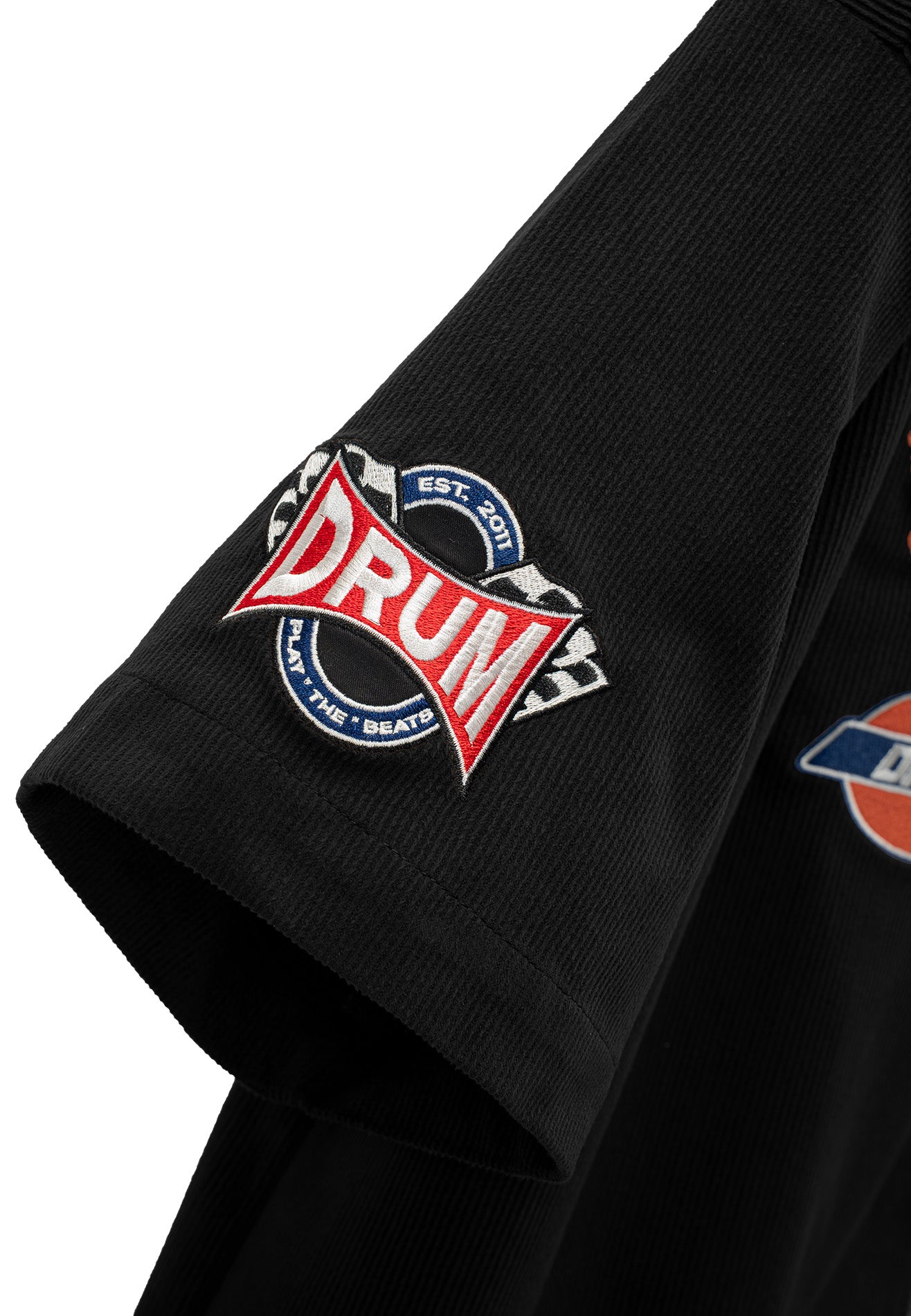 DRUM S. 80'S Workshop Edition Short Sleeve Boxy Jacket- Black