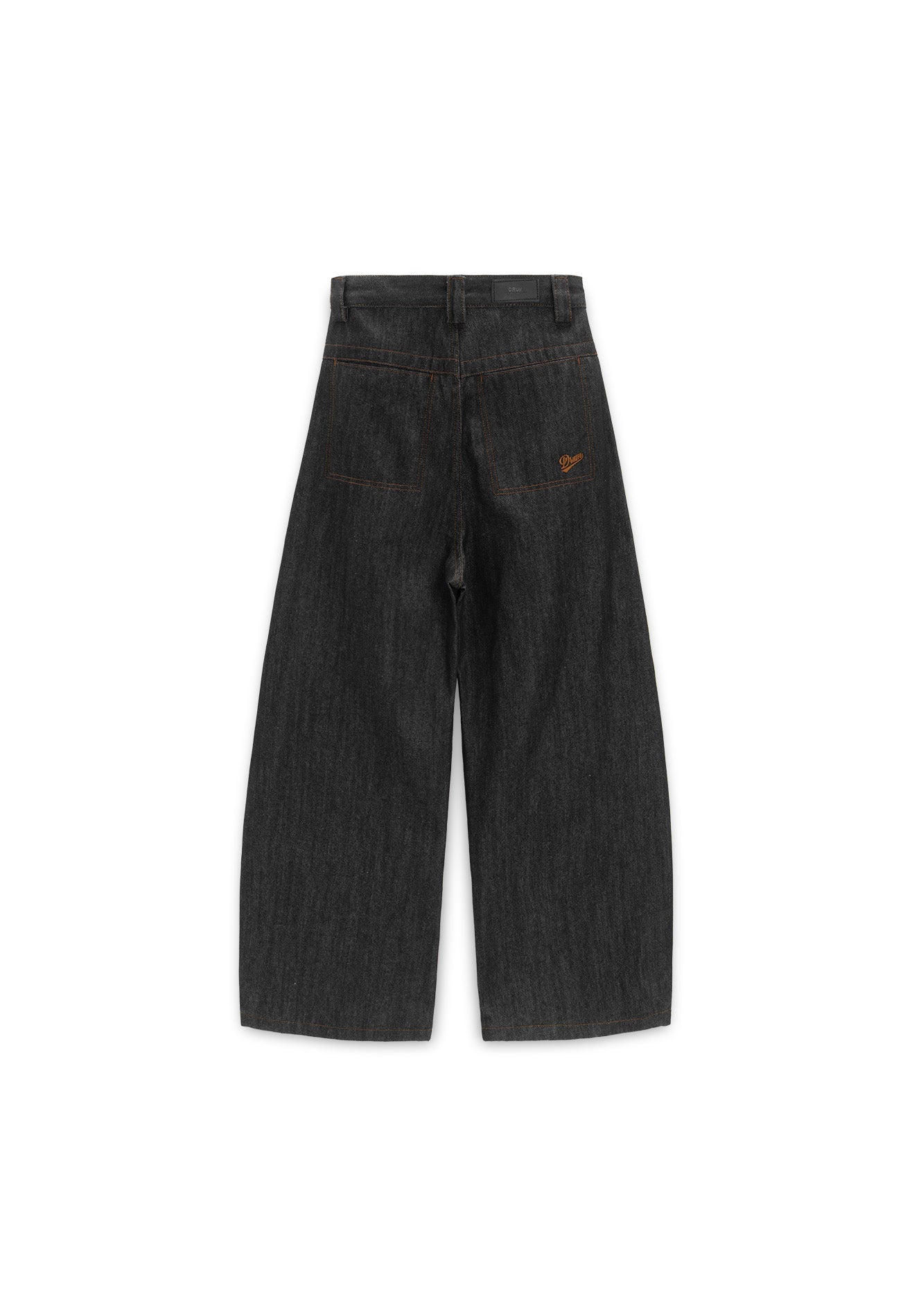 DRUM S. Knee details Super baggy Jeans- Black Blue