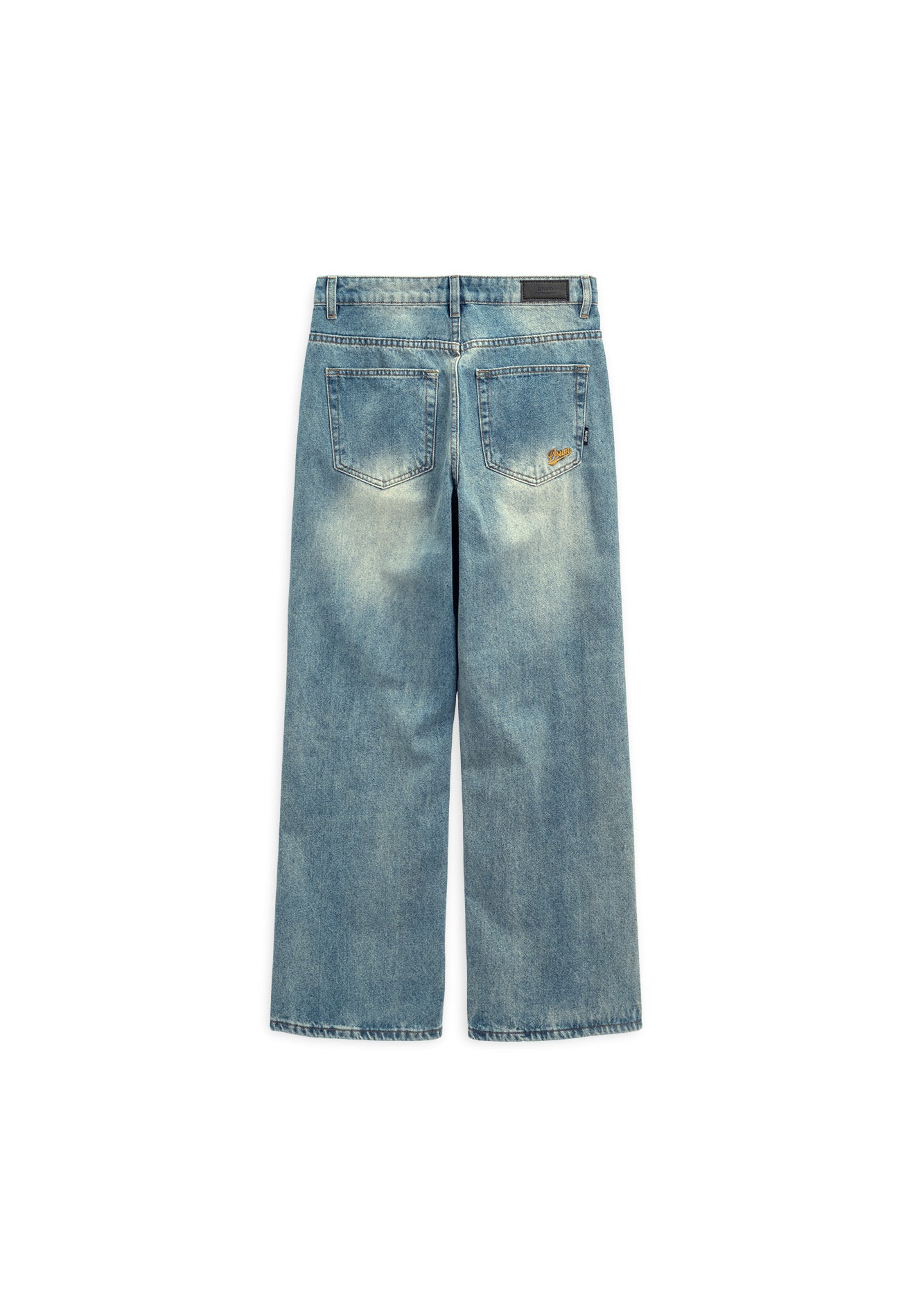 DRUM S. Classic Washed Baggy Jeans- Blue