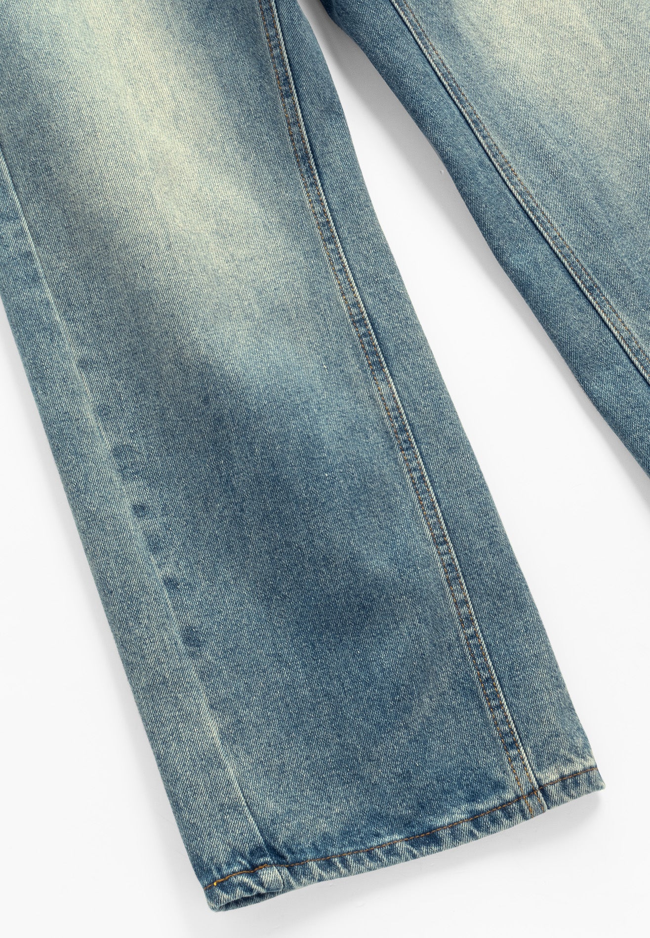 DRUM S. Classic Washed Baggy Jeans- Blue