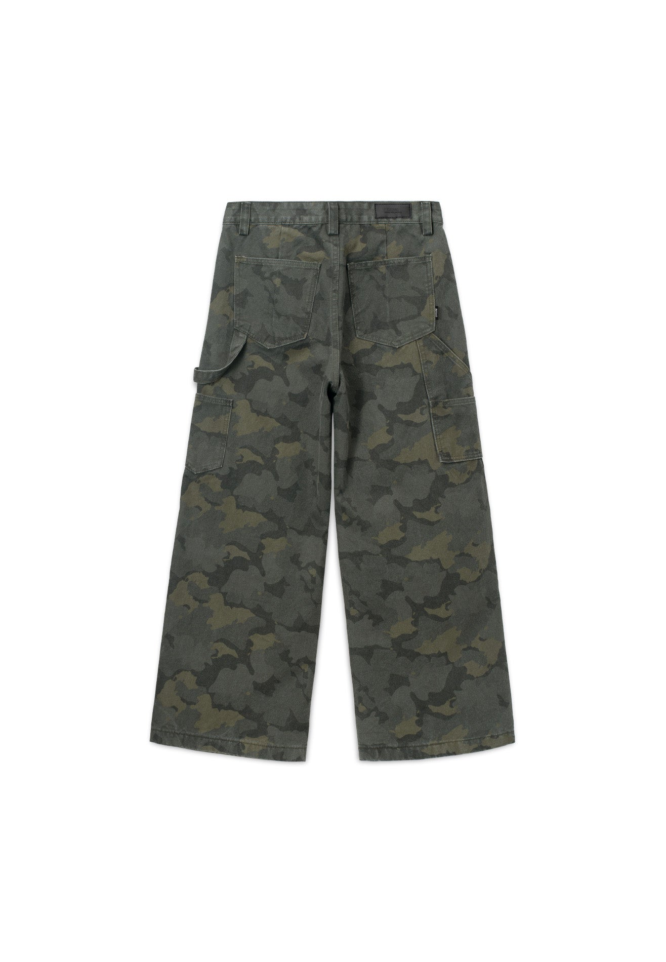 DRUM S. Camouflage Baggy Jeans- Army Green