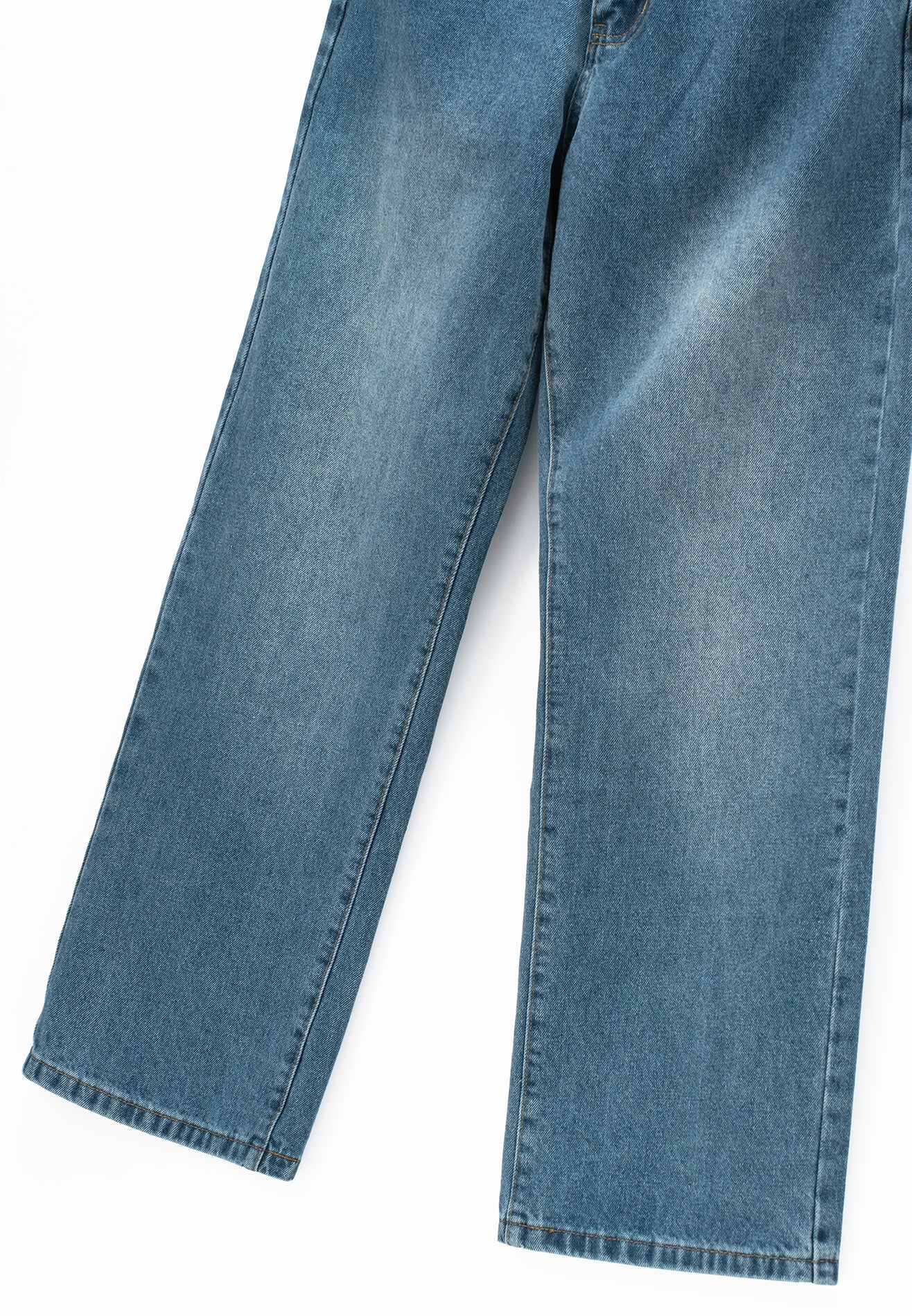 DRUM S. Men Classic Washed Baggy Jeans- Blue