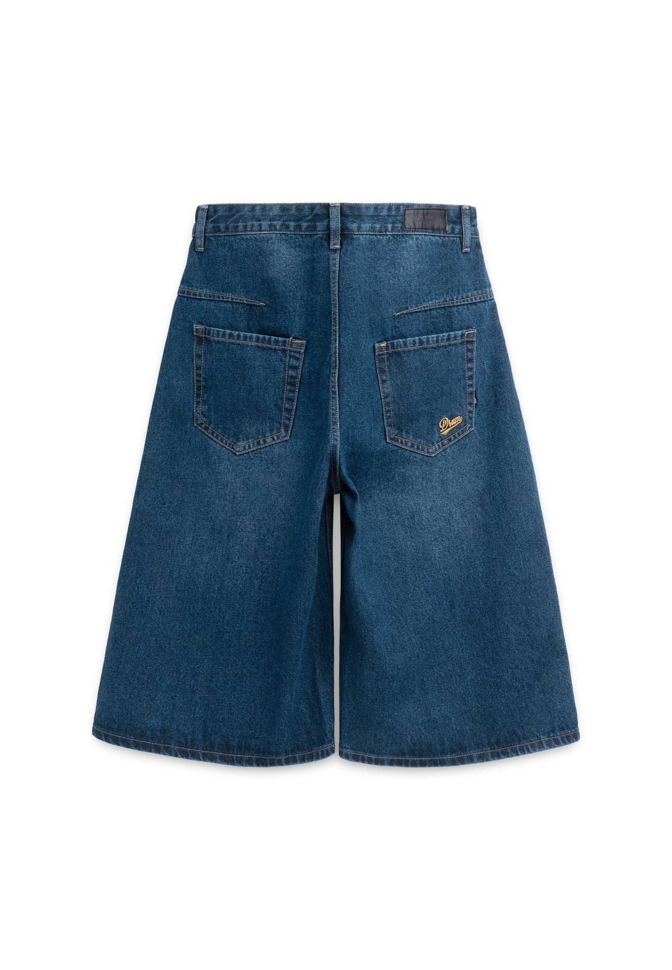 DRUM S. Skater Baggy Denim Jorts - Dark Blue