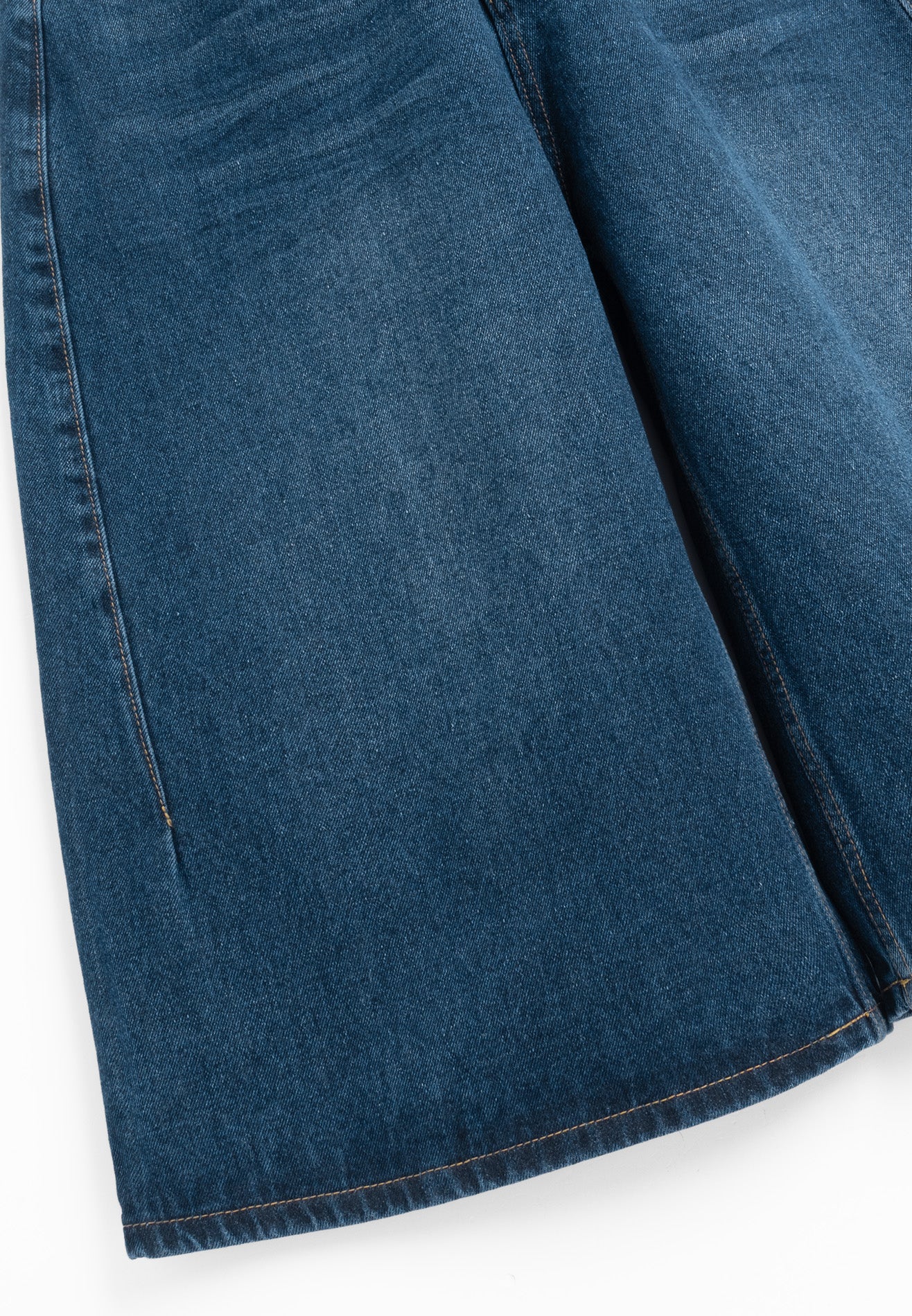 DRUM S. Skater Baggy Denim Jorts - Dark Blue