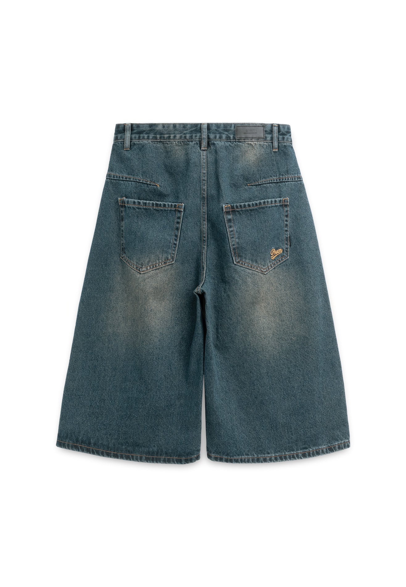 DRUM S. Skater Baggy Denim Jorts - Light Blue