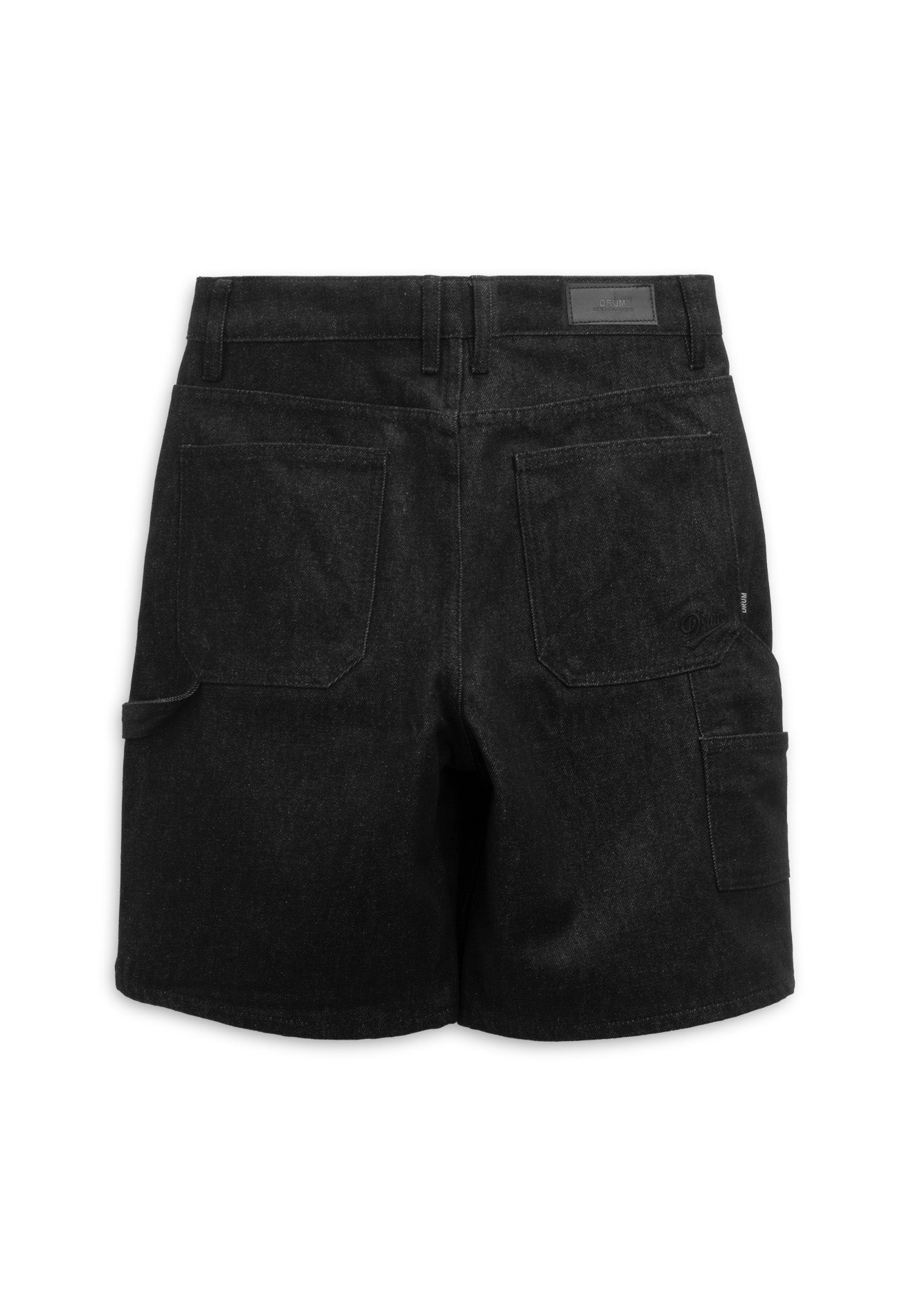 DRUM S. Pocket Cargo Baggy Short Jeans- Black