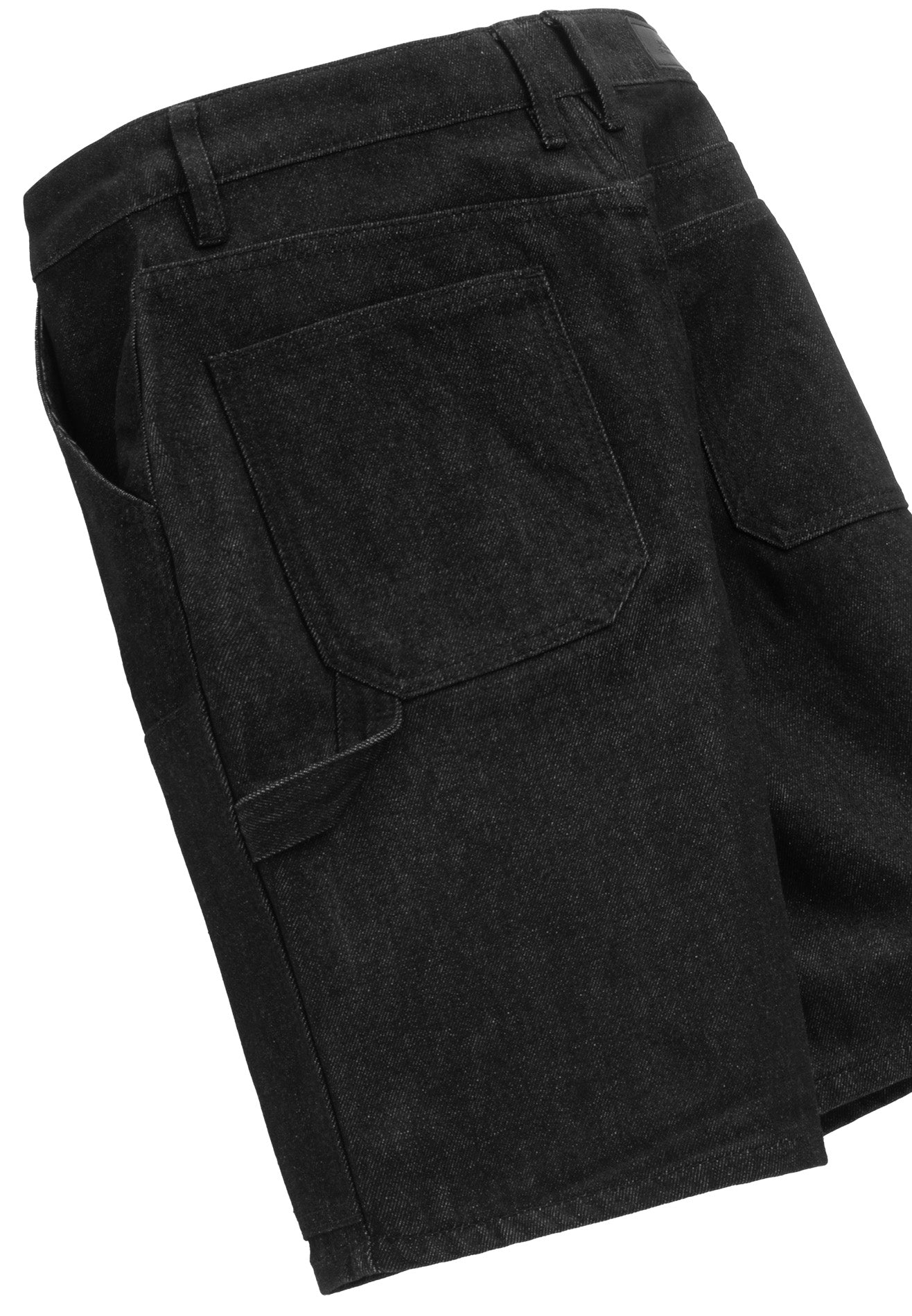 DRUM S. Pocket Cargo Baggy Short Jeans- Black