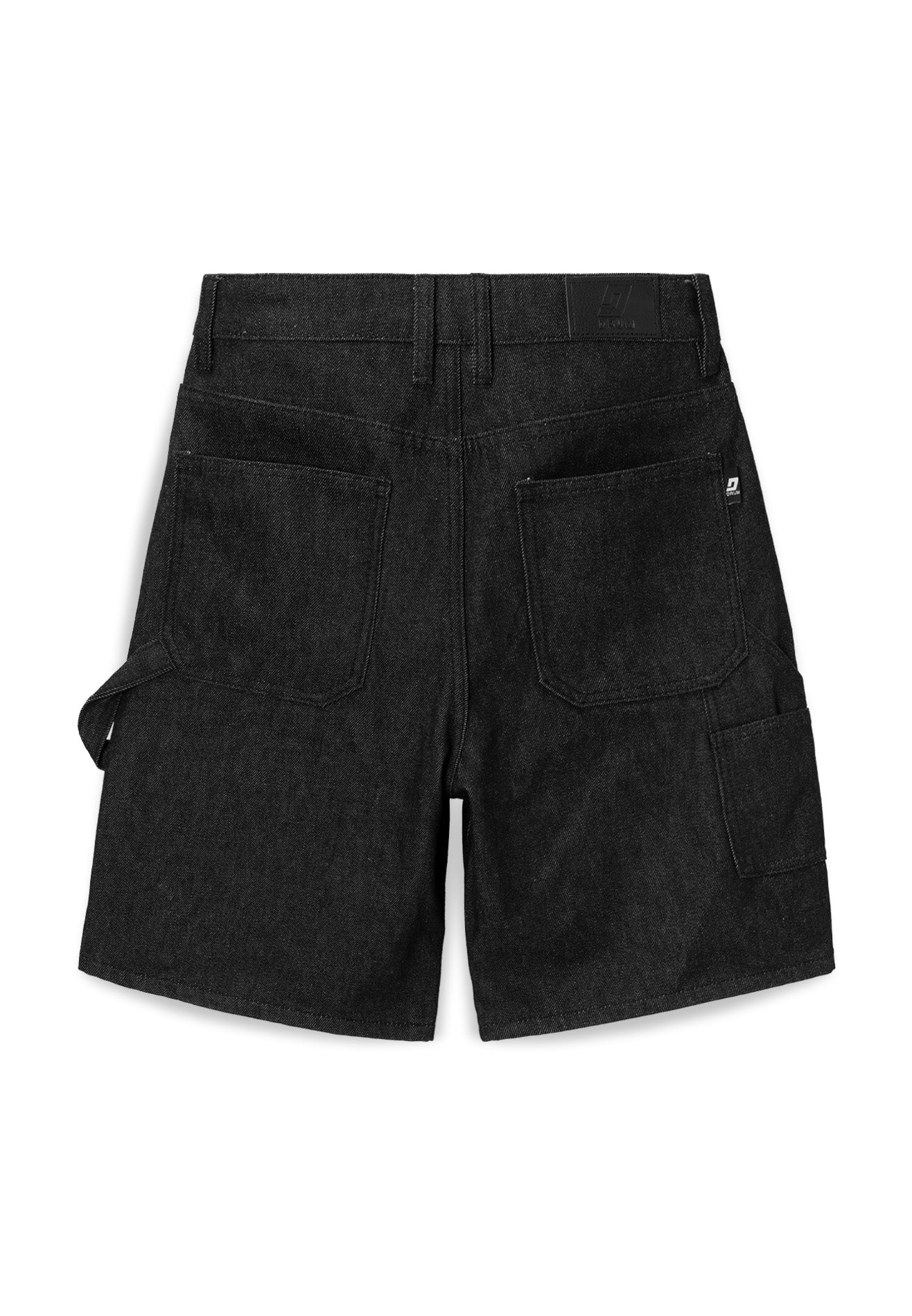 DRUM X MAQ Pocket Cargo Baggy Short Jeans- Black