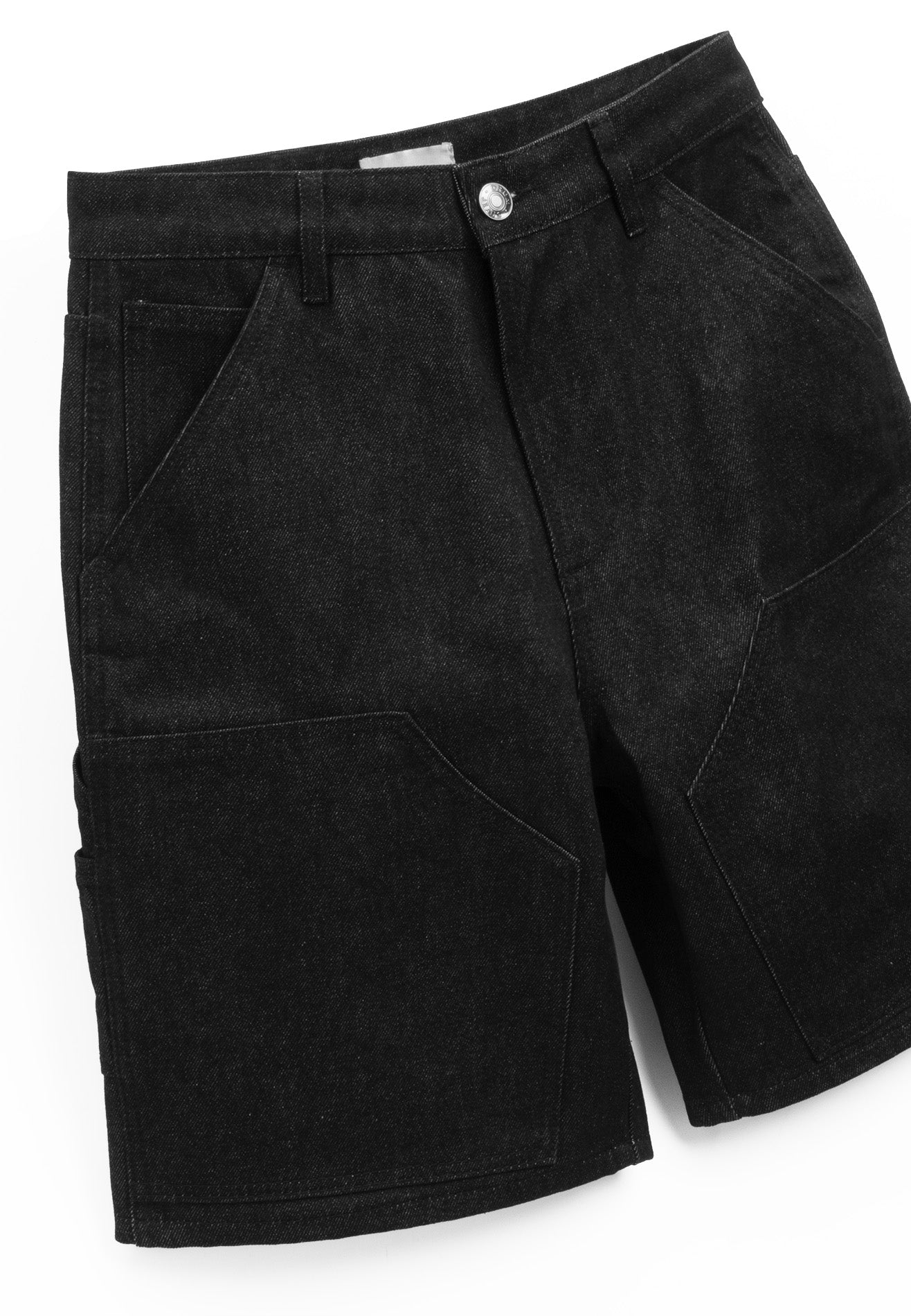 DRUM X MAQ Pocket Cargo Baggy Short Jeans- Black