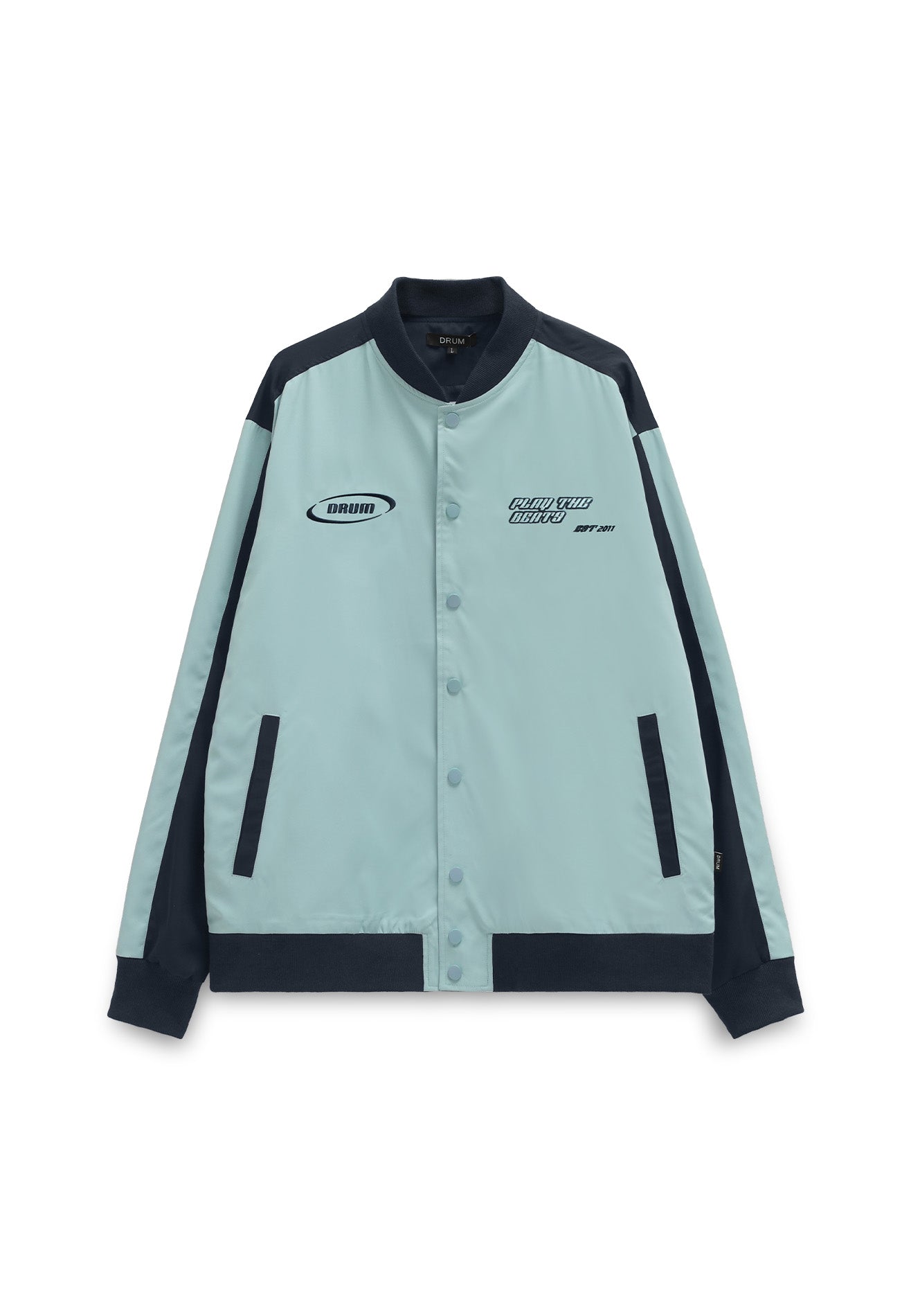 DRUM SELECT Varsity Jacket - Blue
