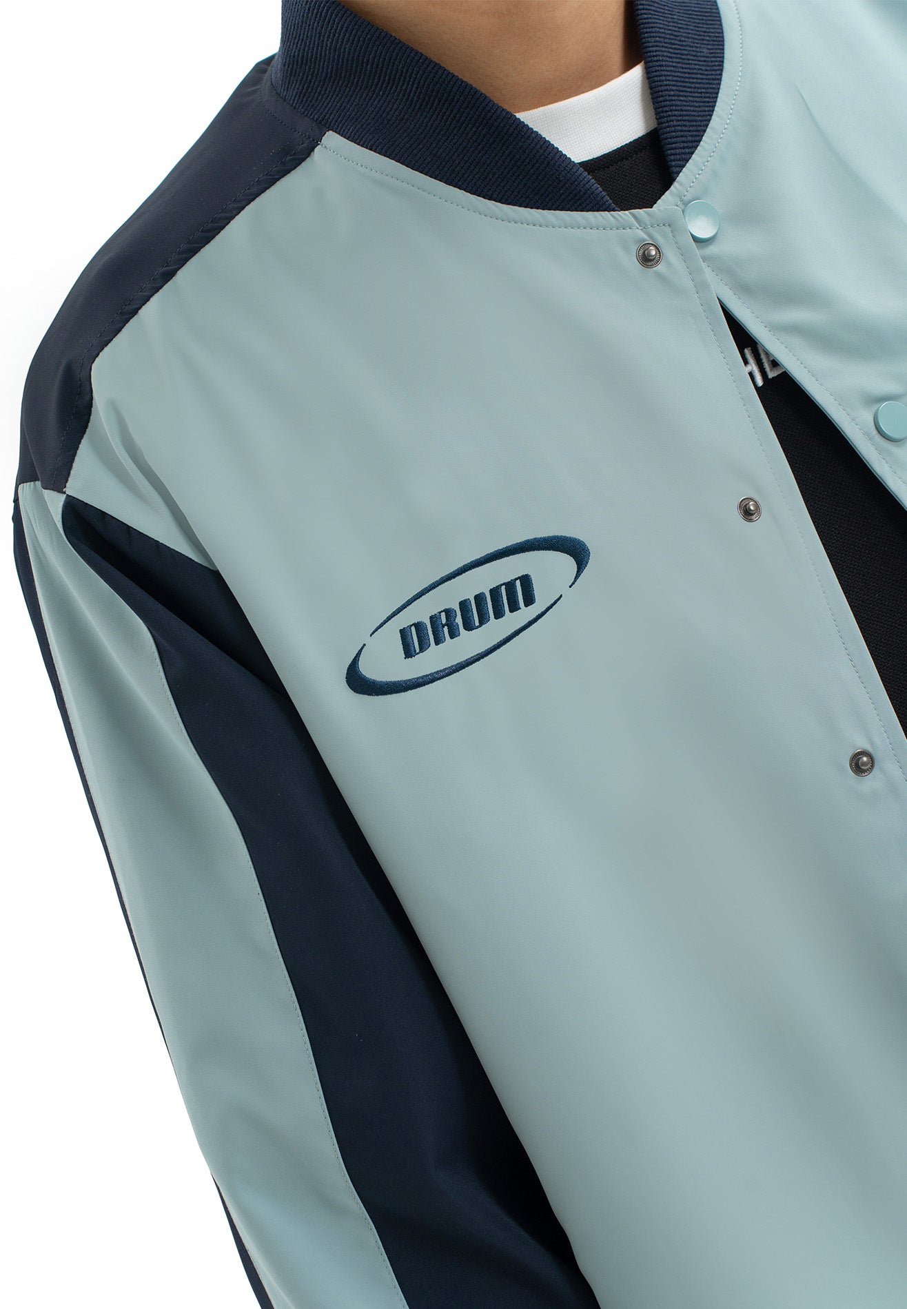 DRUM SELECT Varsity Jacket - Blue