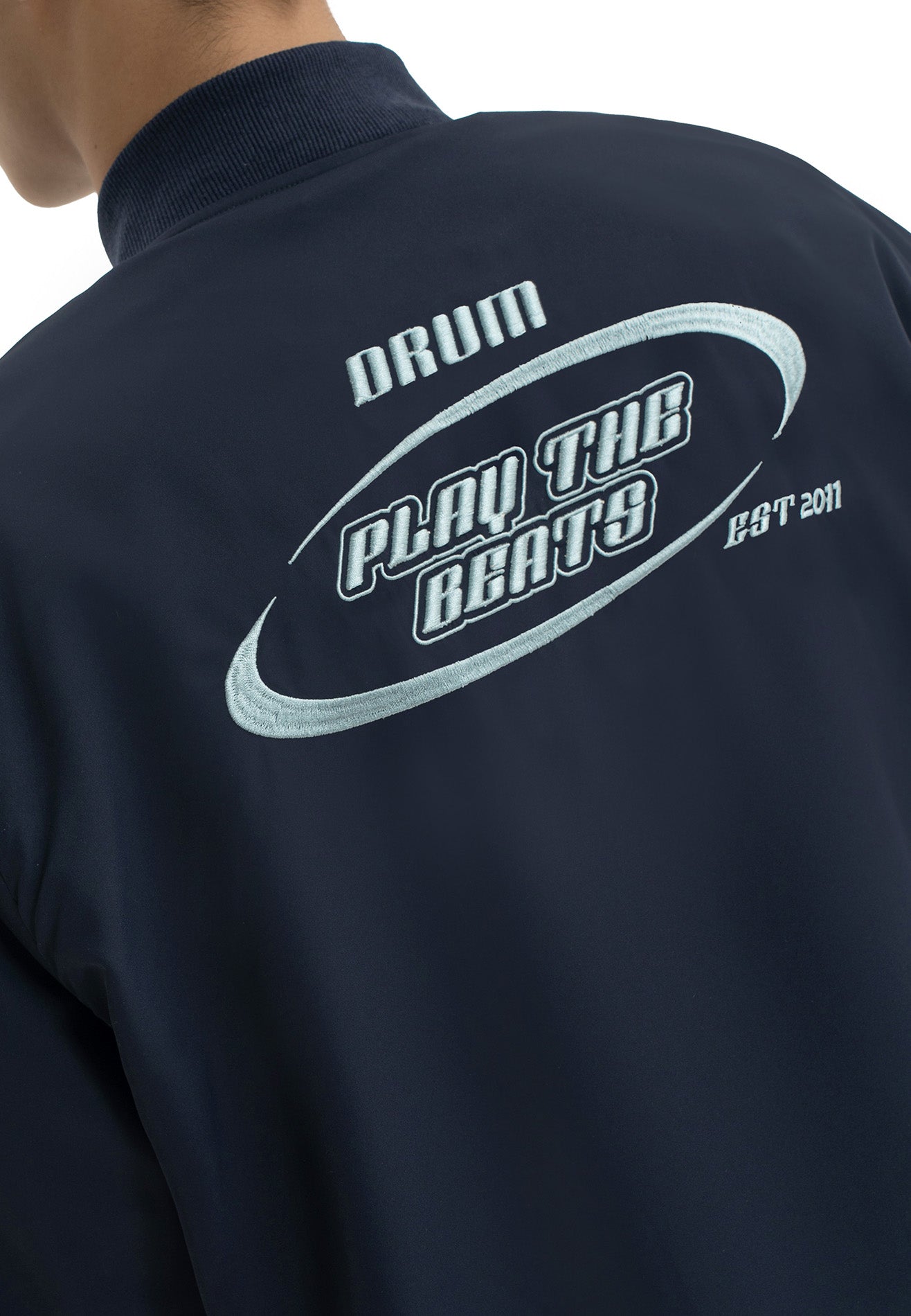 DRUM SELECT Varsity Jacket - Blue