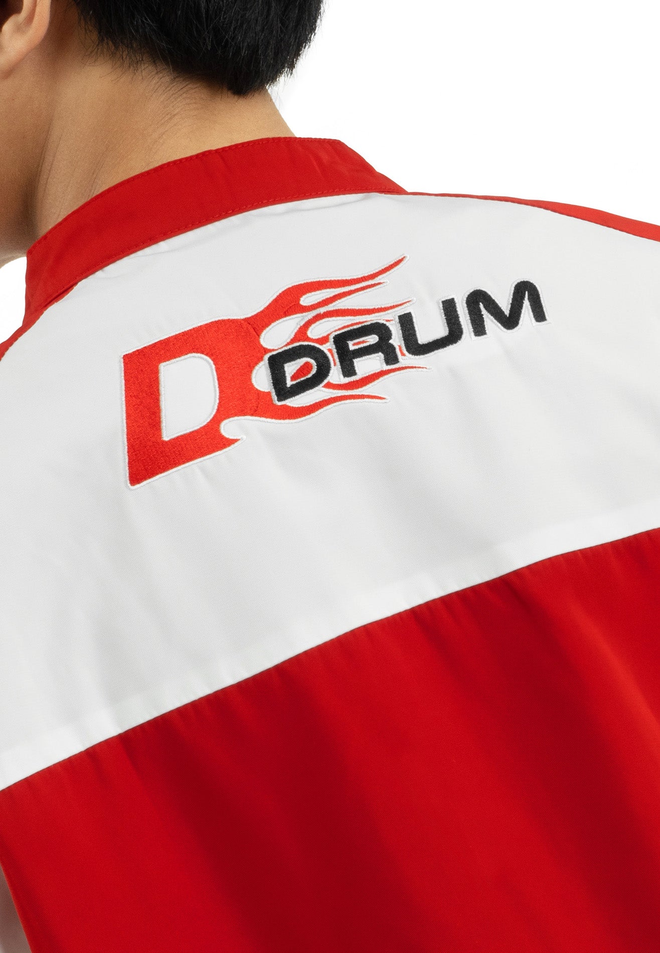 SELECT Embroidery Patches Racing Collection Jacket - Red