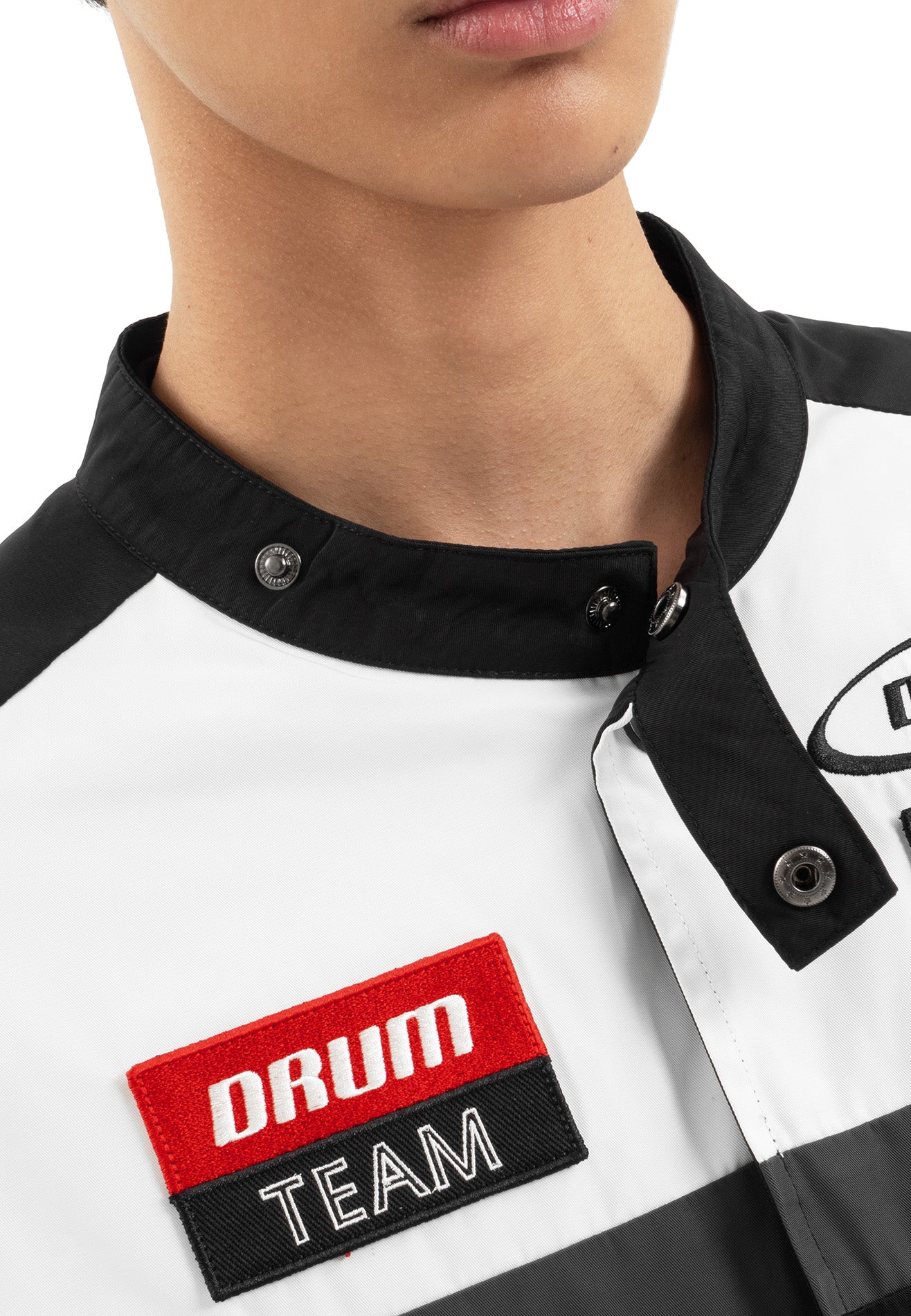 SELECT Embroidery Patches Racing Collection Jacket - Black