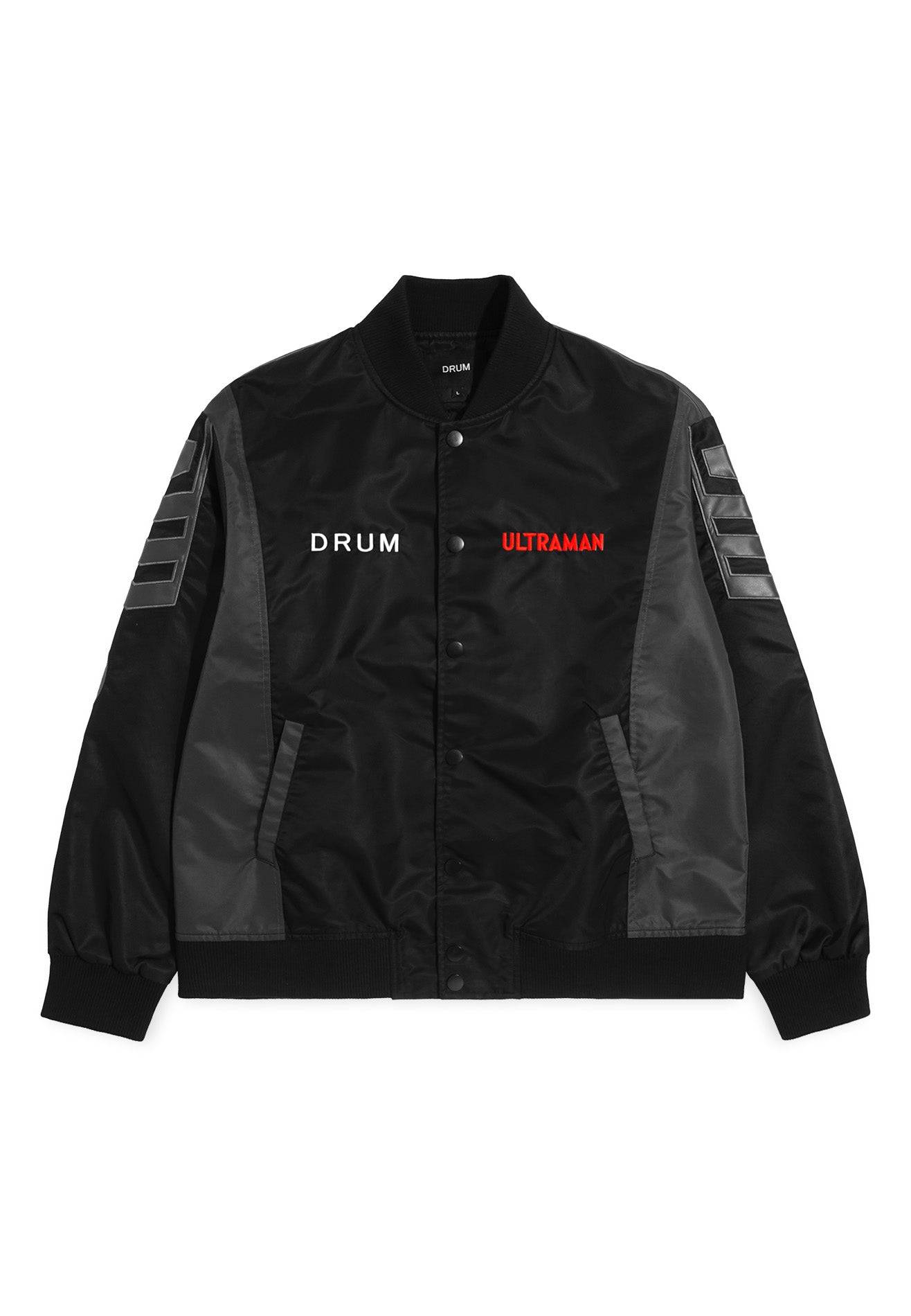 DRUM | ULTRAMAN Captain inspired Jacket- Black
