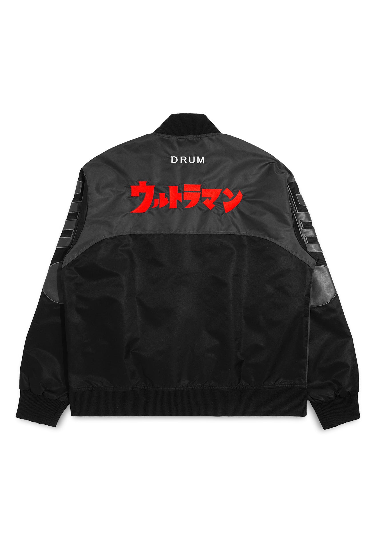 DRUM | ULTRAMAN Captain inspired Jacket- Black