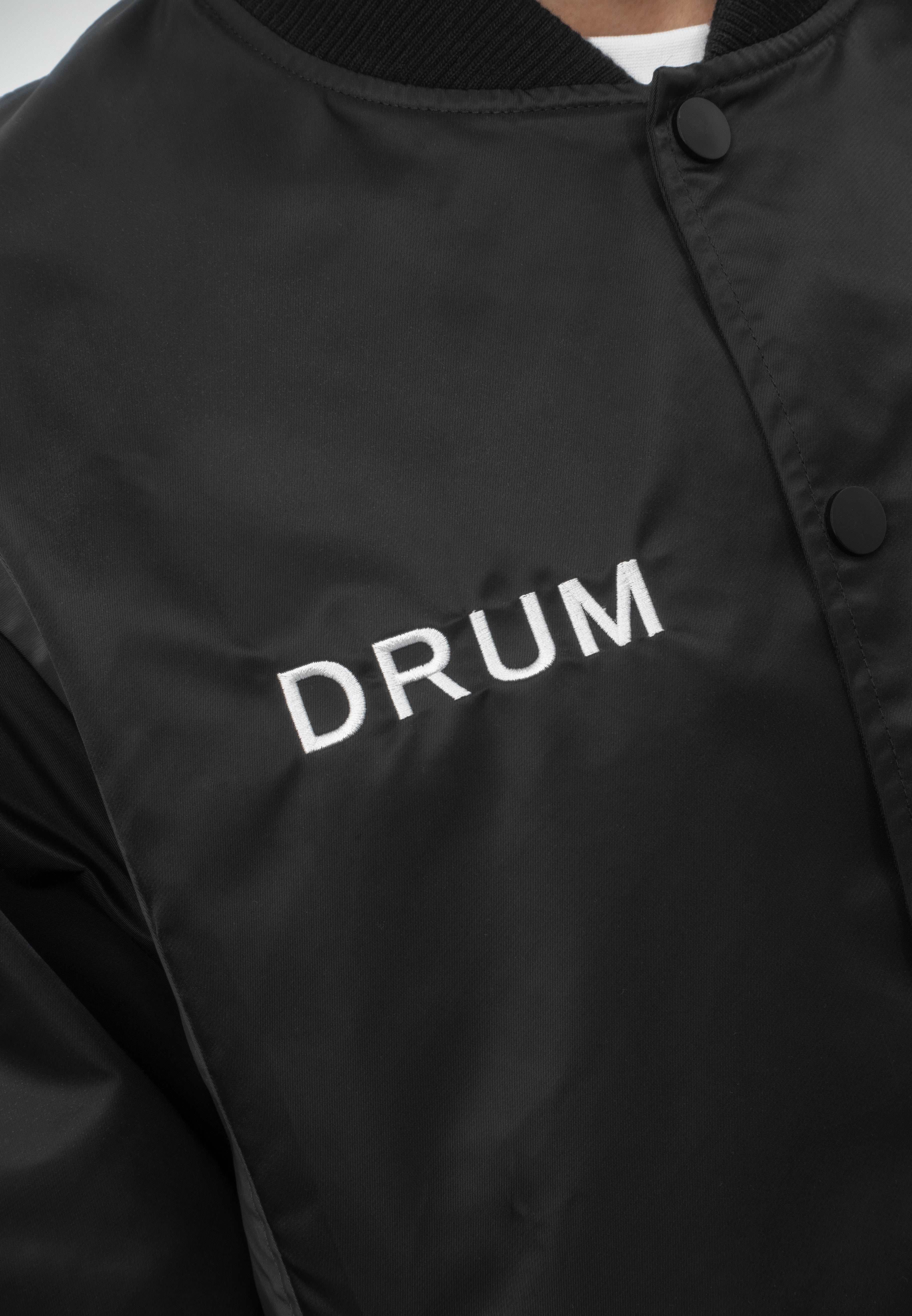 DRUM | ULTRAMAN Captain inspired Jacket- Black