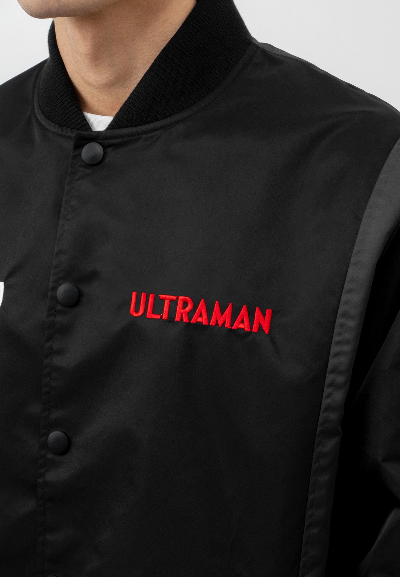 DRUM | ULTRAMAN Captain inspired Jacket- Black
