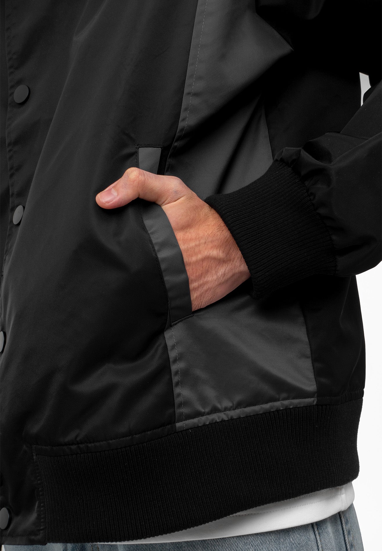 DRUM | ULTRAMAN Captain inspired Jacket- Black