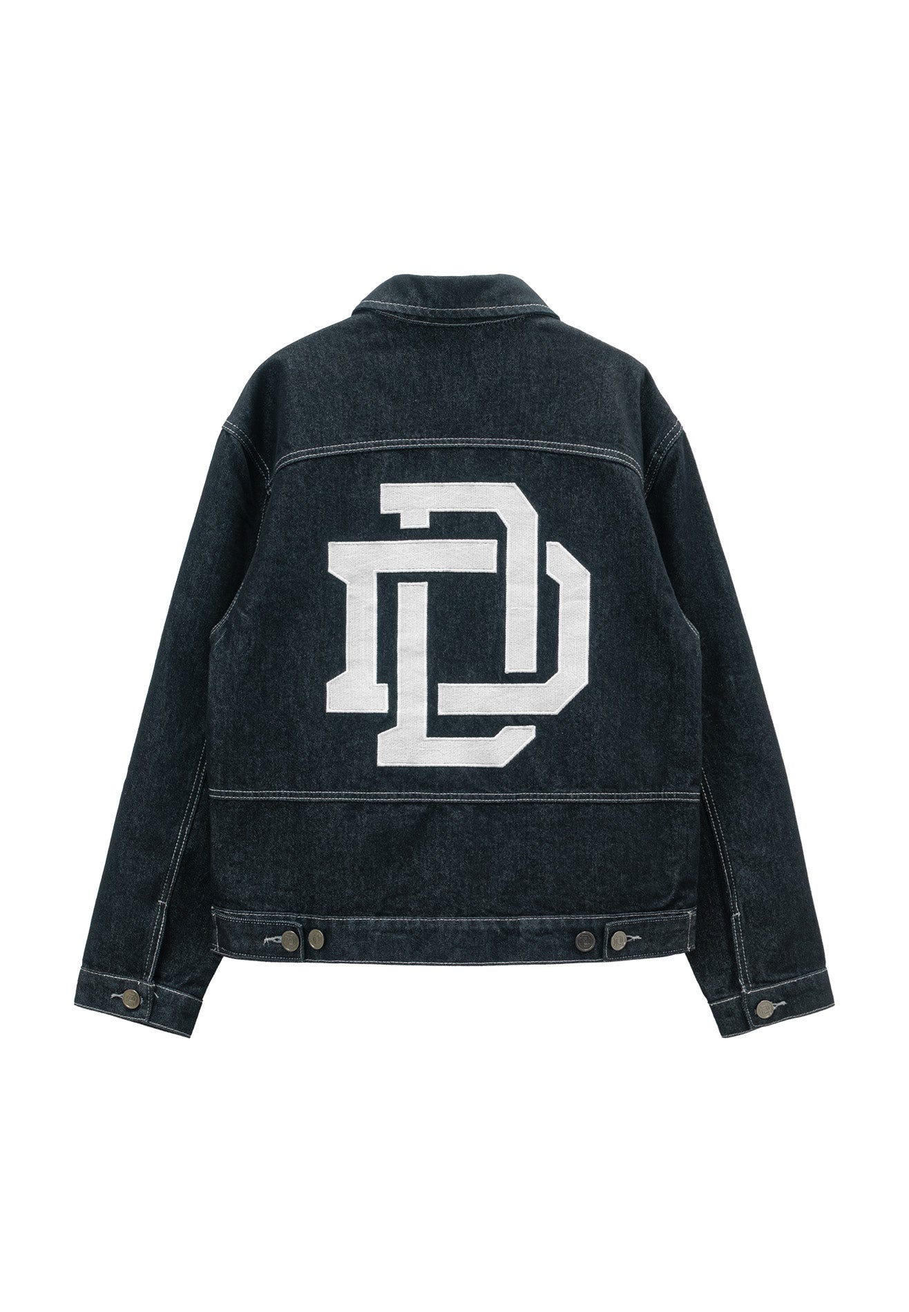 DRUM S. Denim Syndicate Clasp Buckle Jacket- Navy