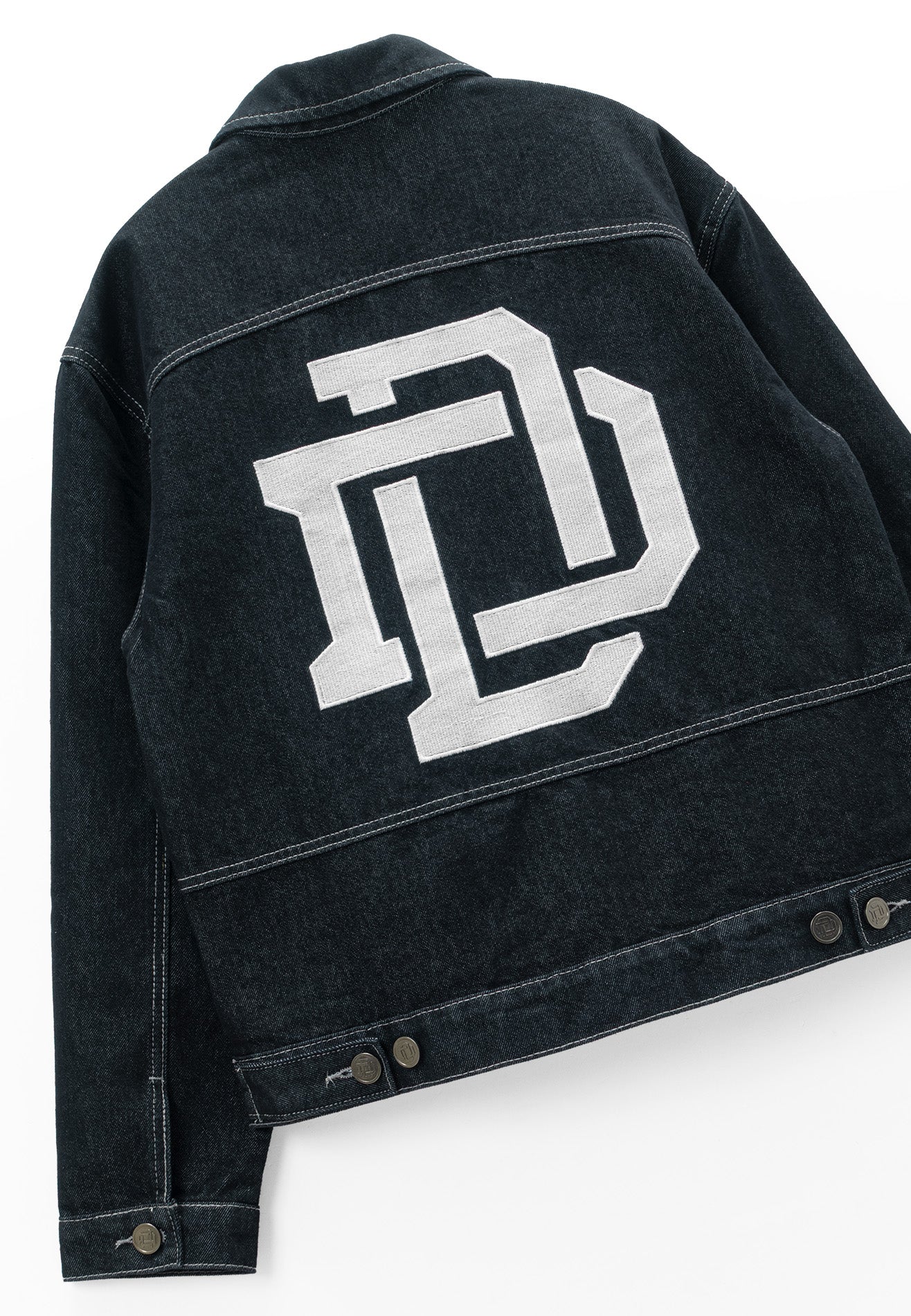 DRUM S. Denim Syndicate Clasp Buckle Jacket- Navy