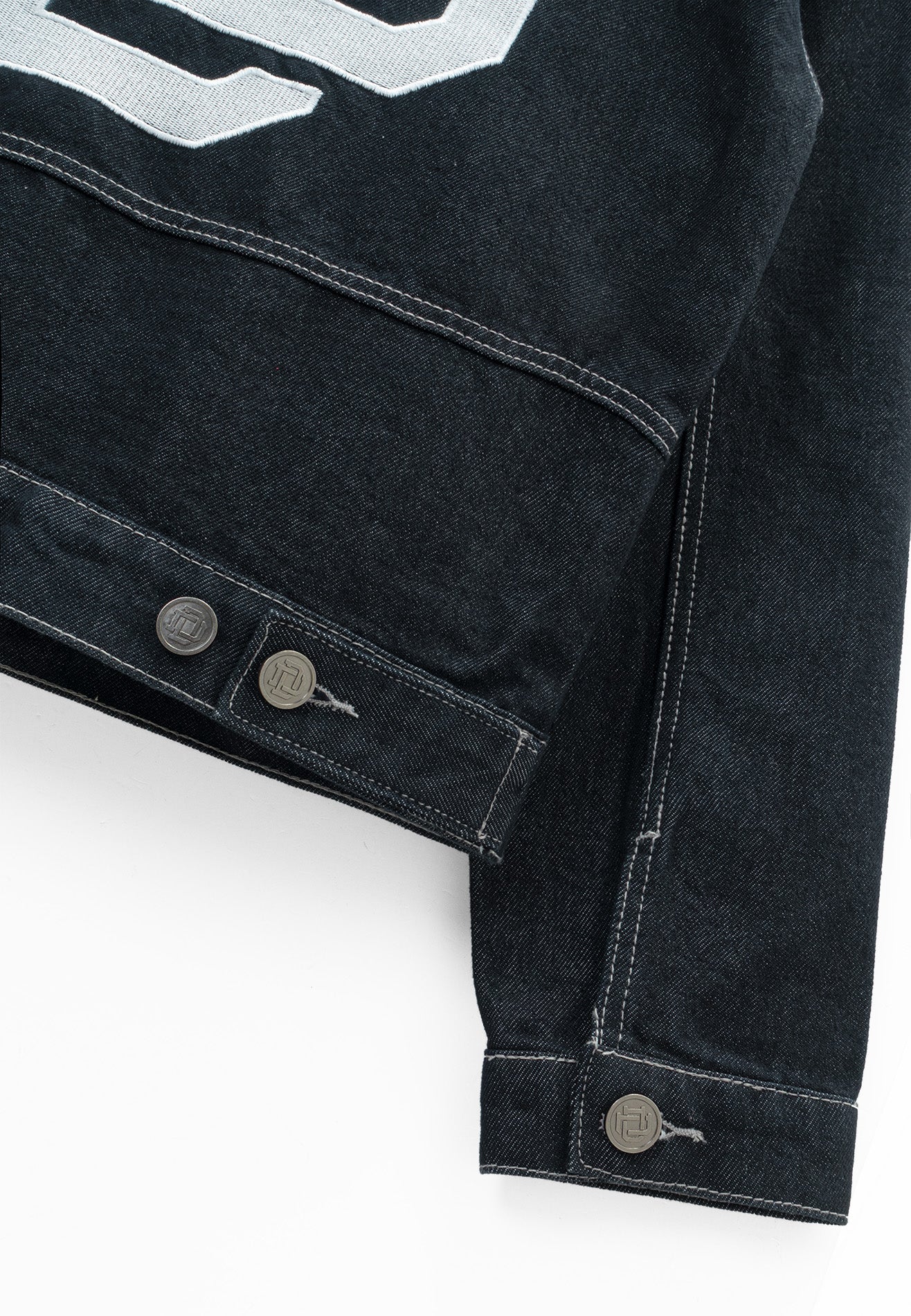 DRUM S. Denim Syndicate Clasp Buckle Jacket- Navy