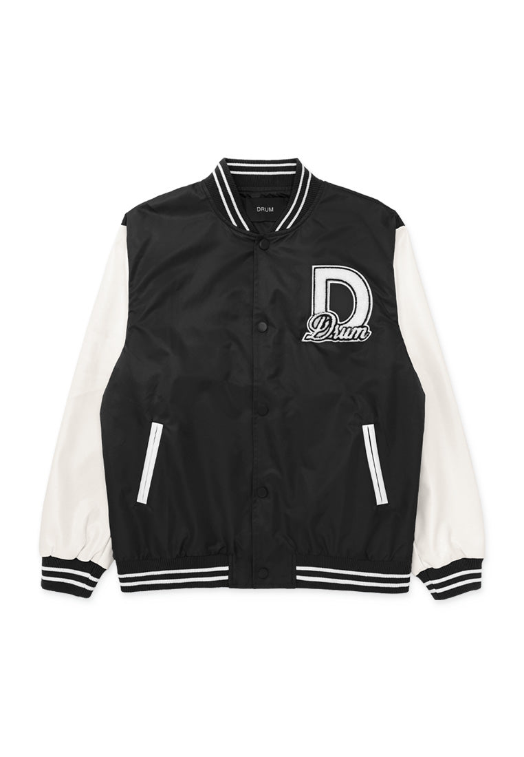 DRUM Select Baseball Style Jacket - Black