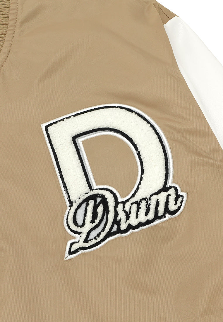 DRUM Select Baseball Style Jacket - Khaki